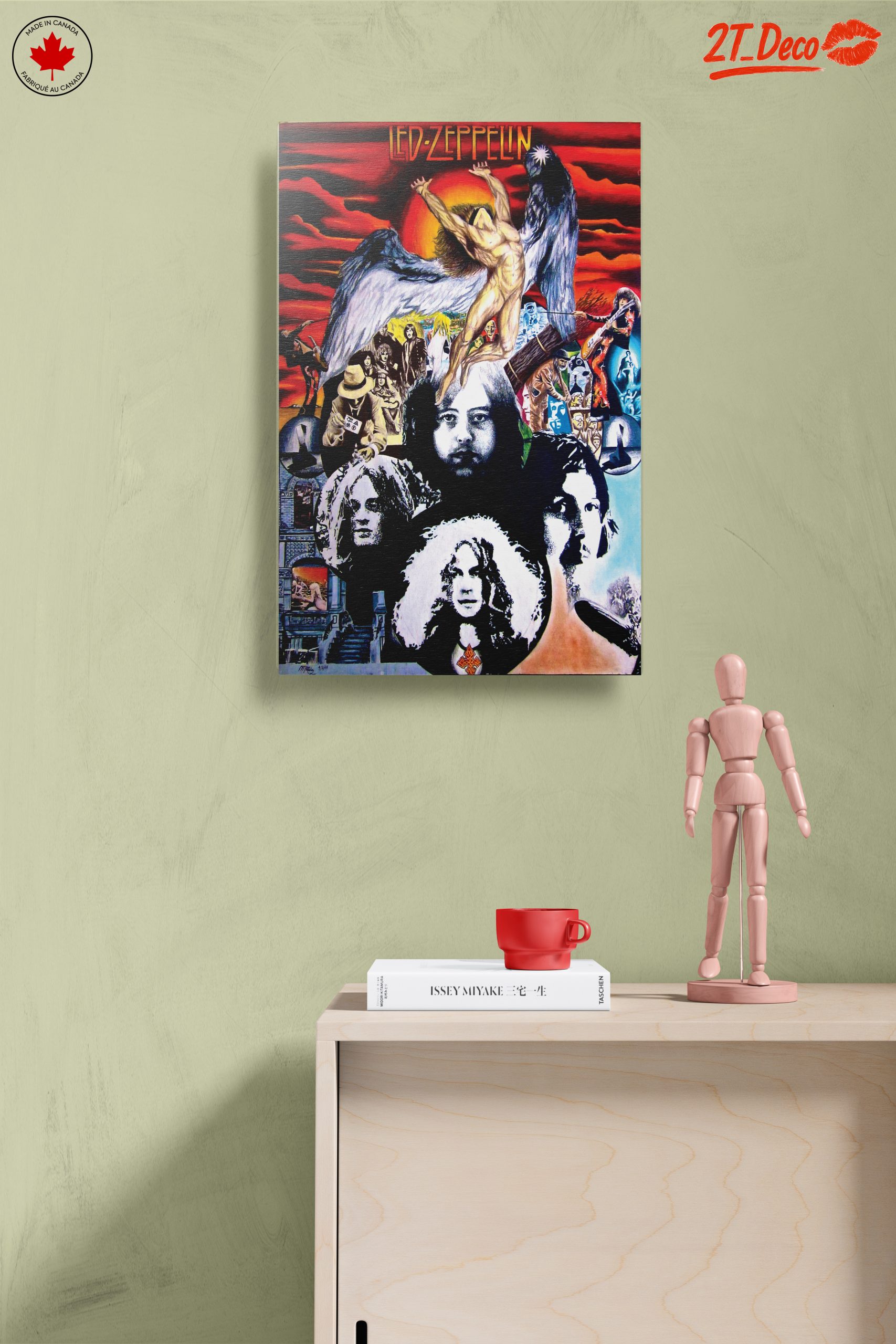 Led Zeppelin Inspired Art with Iconic Imagery - Image 14