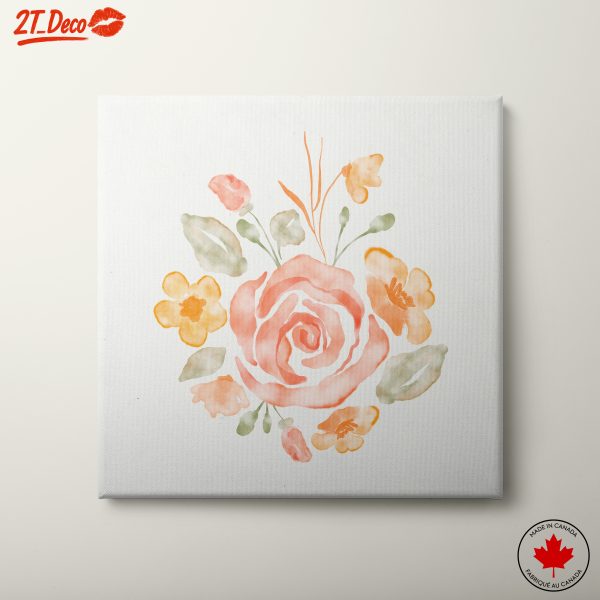 Delicate Watercolor Floral Arrangement 2