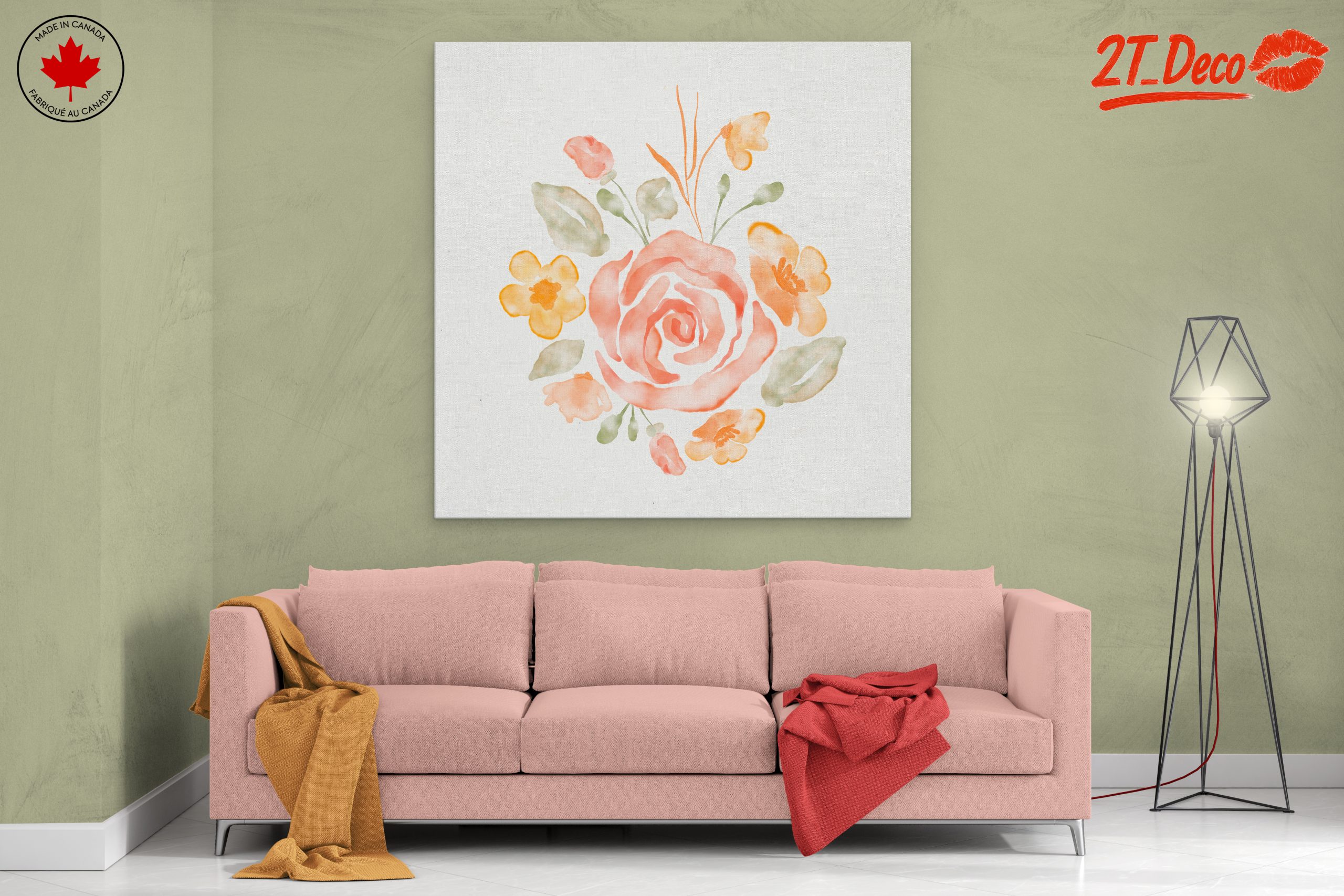 Delicate Watercolor Floral Arrangement 2 - Image 2