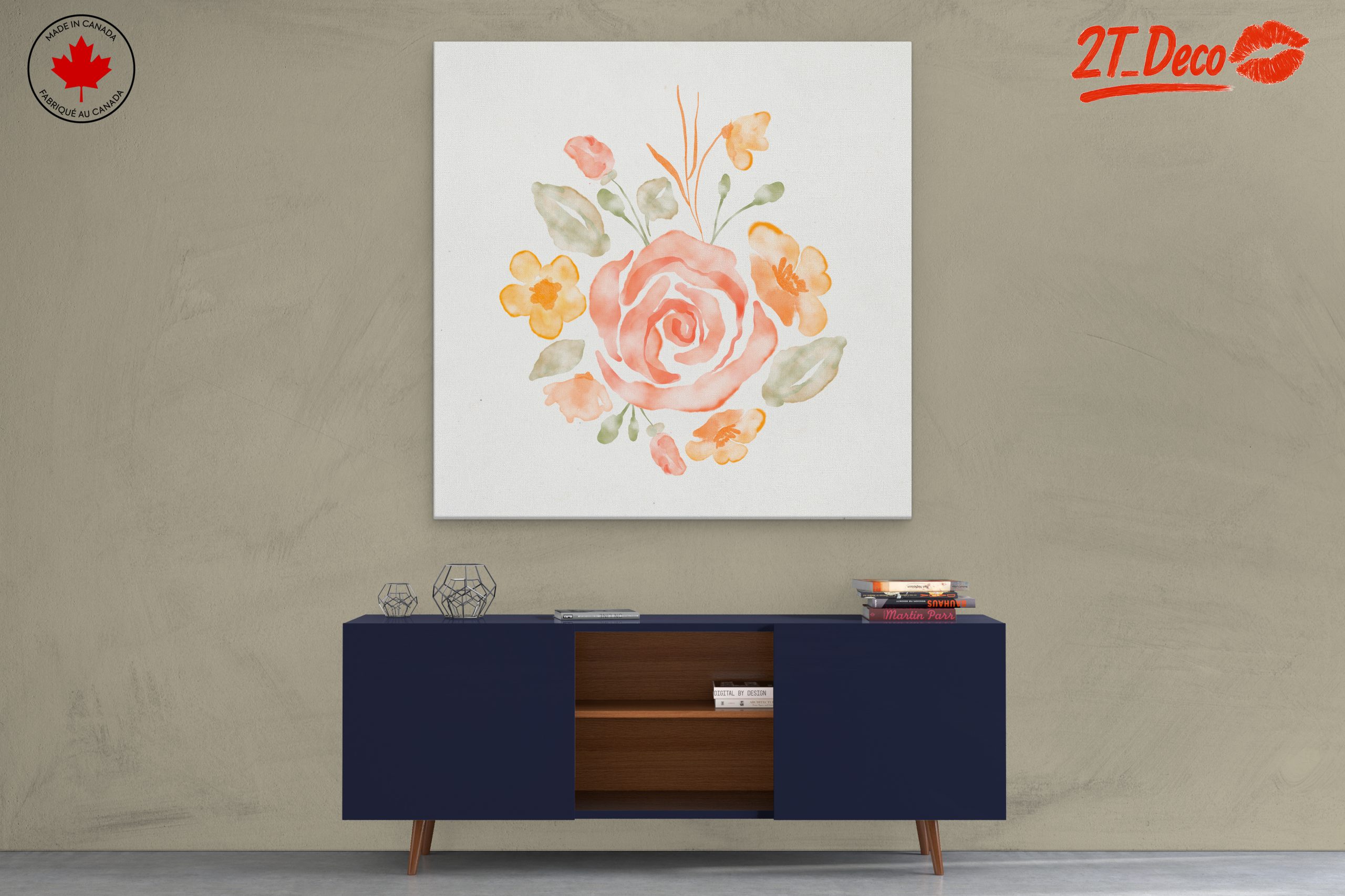 Delicate Watercolor Floral Arrangement 2 - Image 3