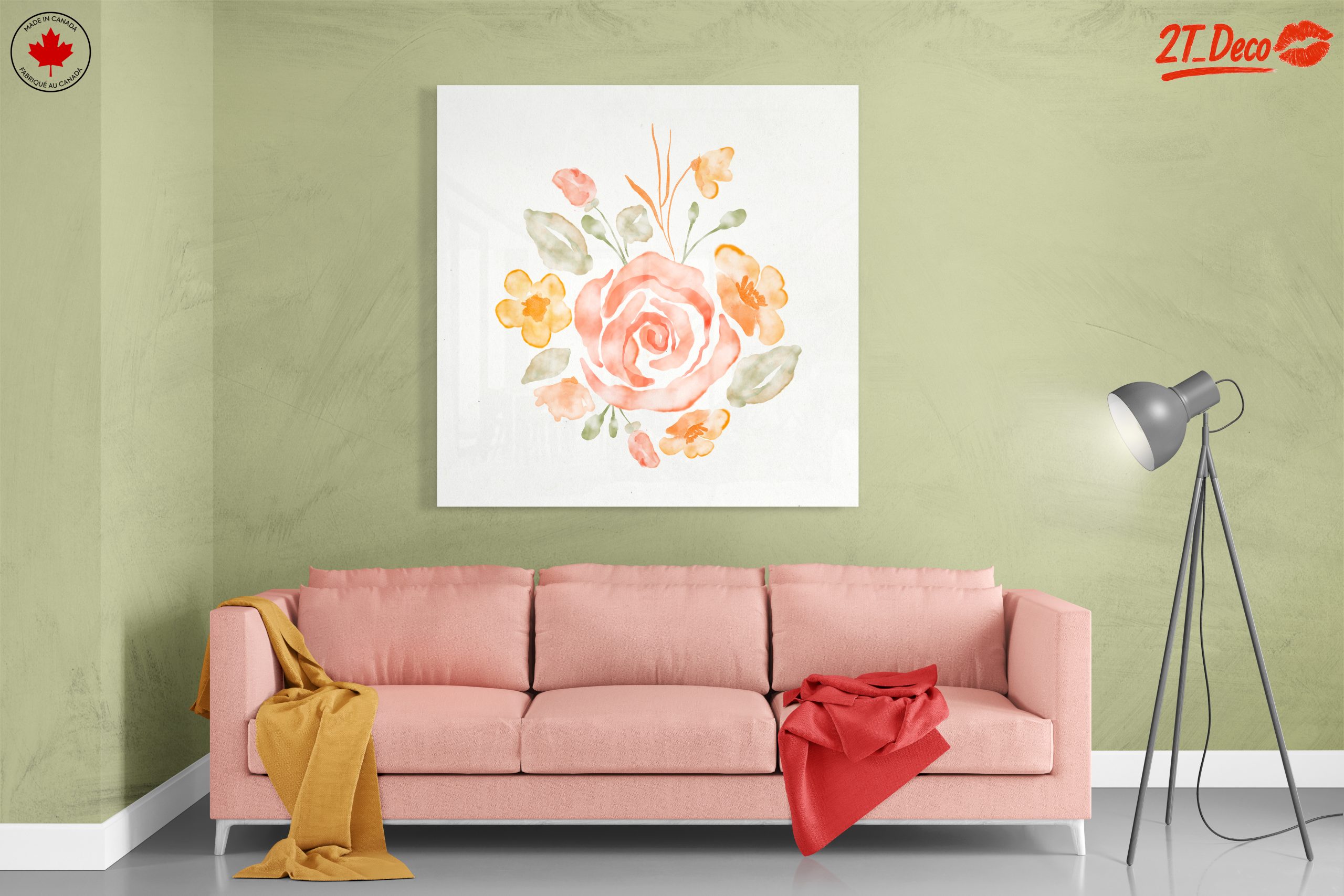 Delicate Watercolor Floral Arrangement 2 - Image 7