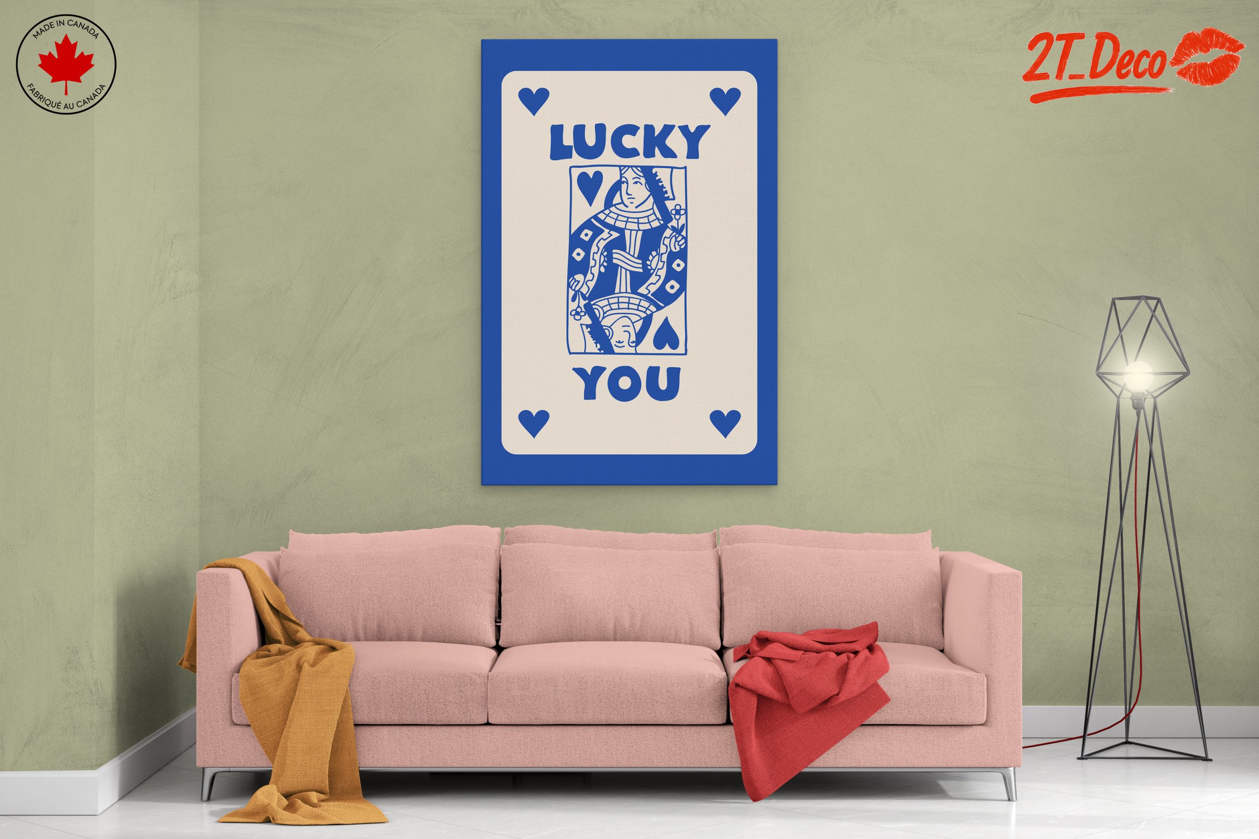 Whimsical Playing Card Design Featuring Luck - Image 2