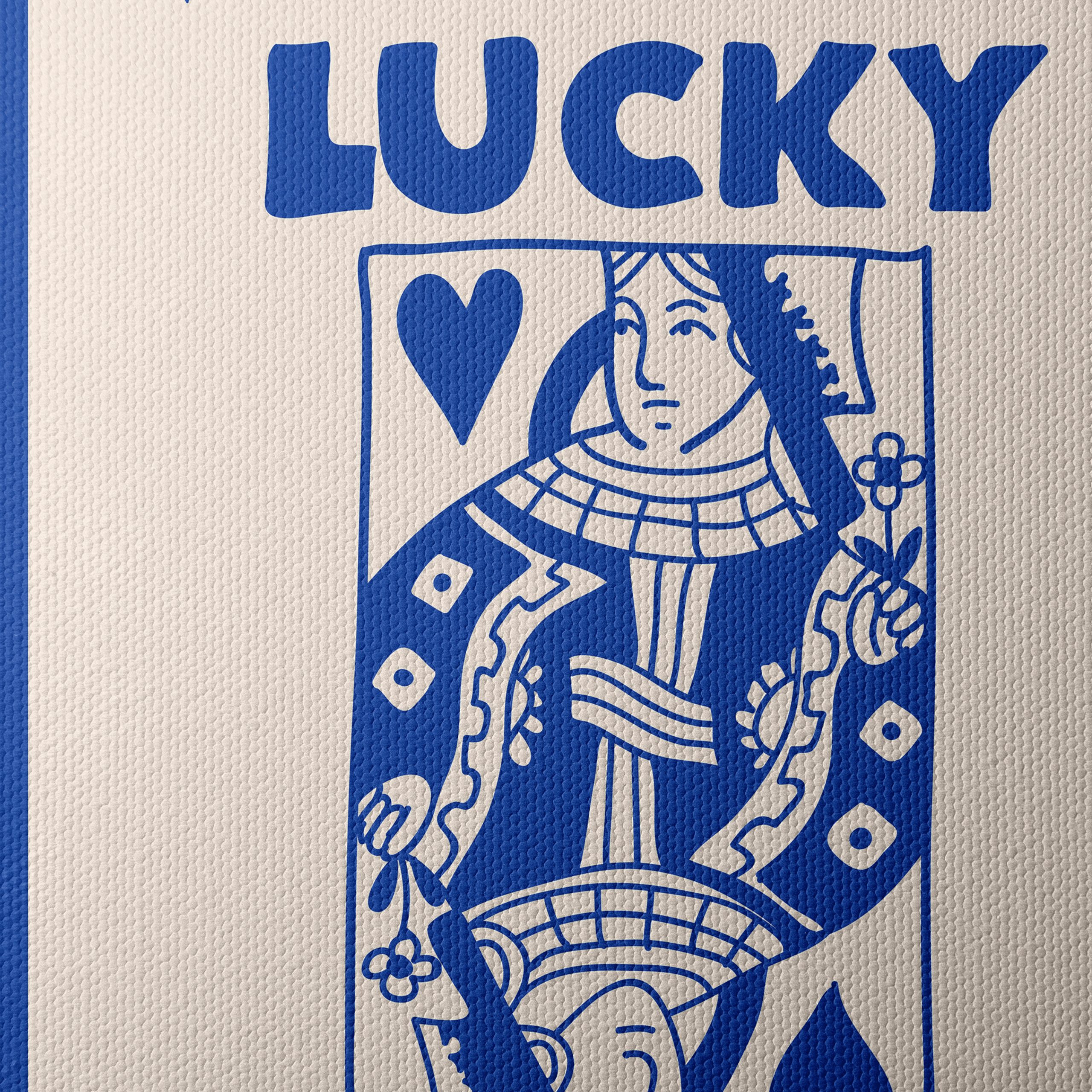 Whimsical Playing Card Design Featuring Luck - Image 4