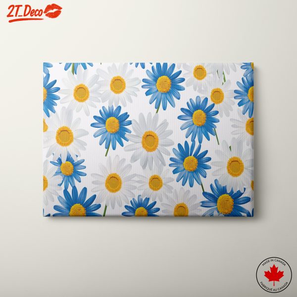 Vibrant Daisy Floral Artwork