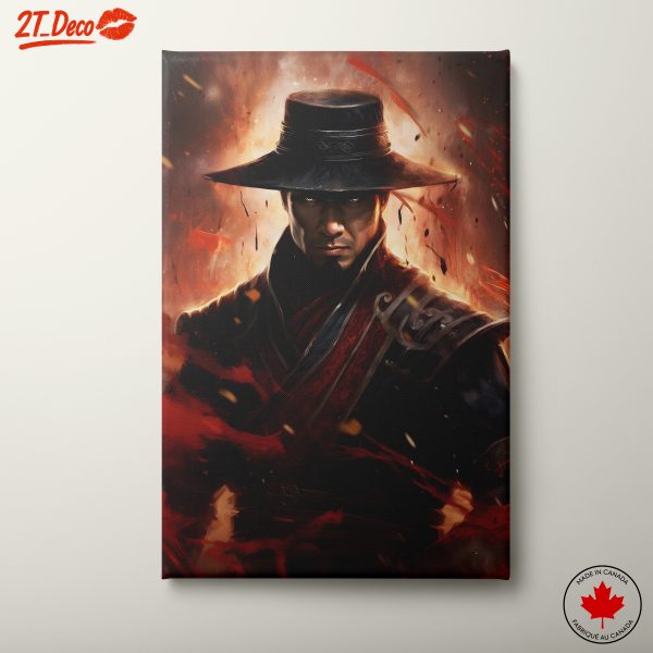 Dramatic Samurai Warrior Art