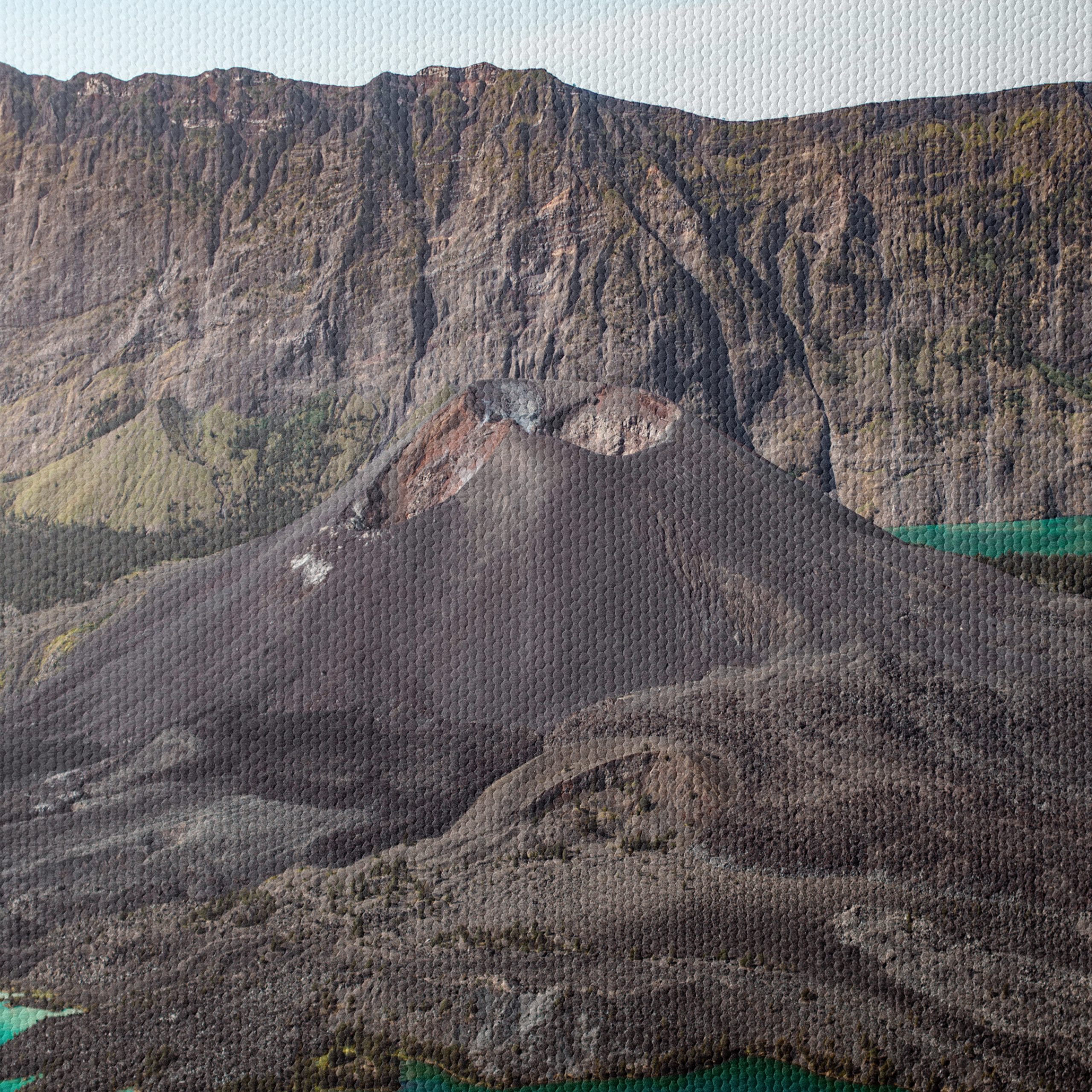Stunning Volcano Landscape Overlooking Turquoise Lake - Image 4