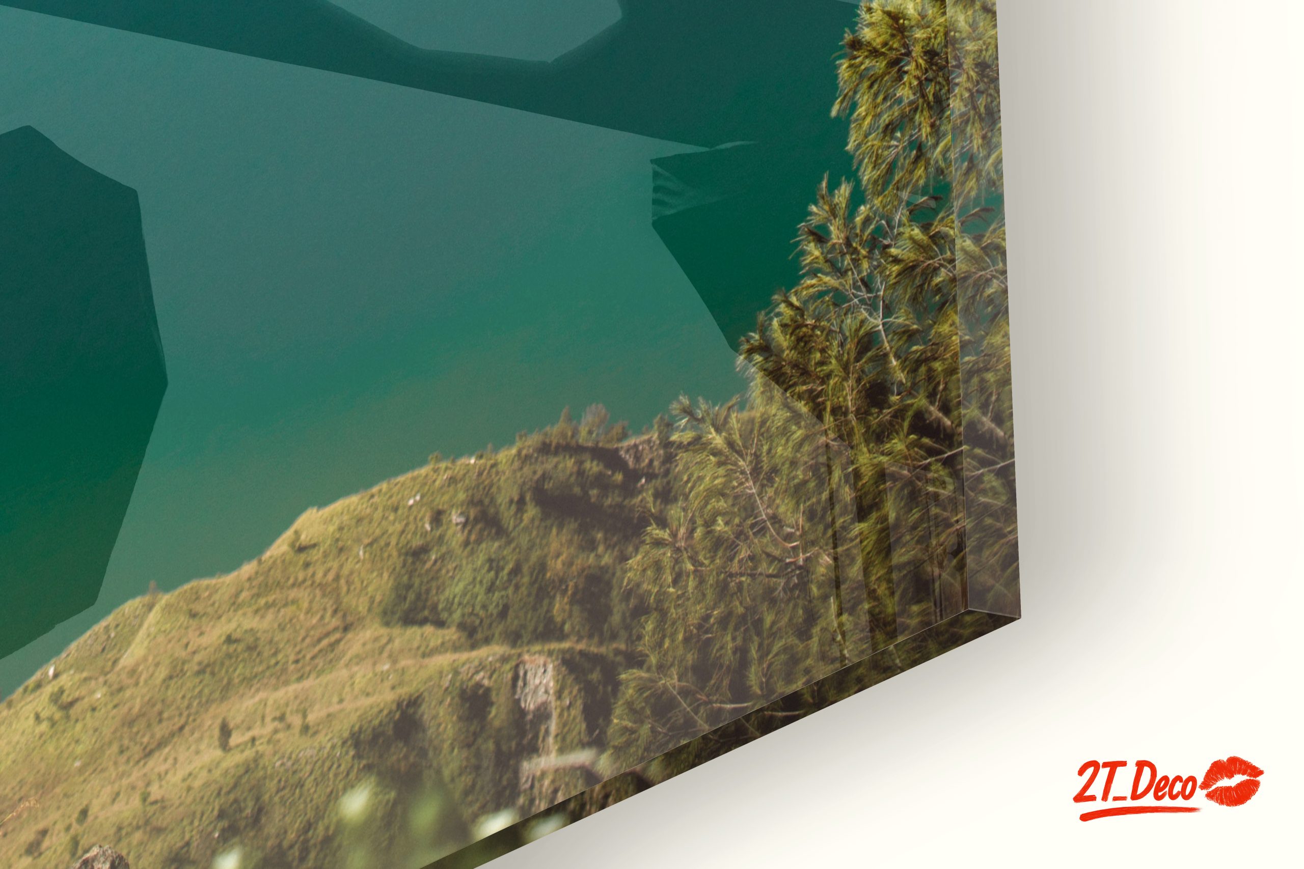 Stunning Volcano Landscape Overlooking Turquoise Lake - Image 9