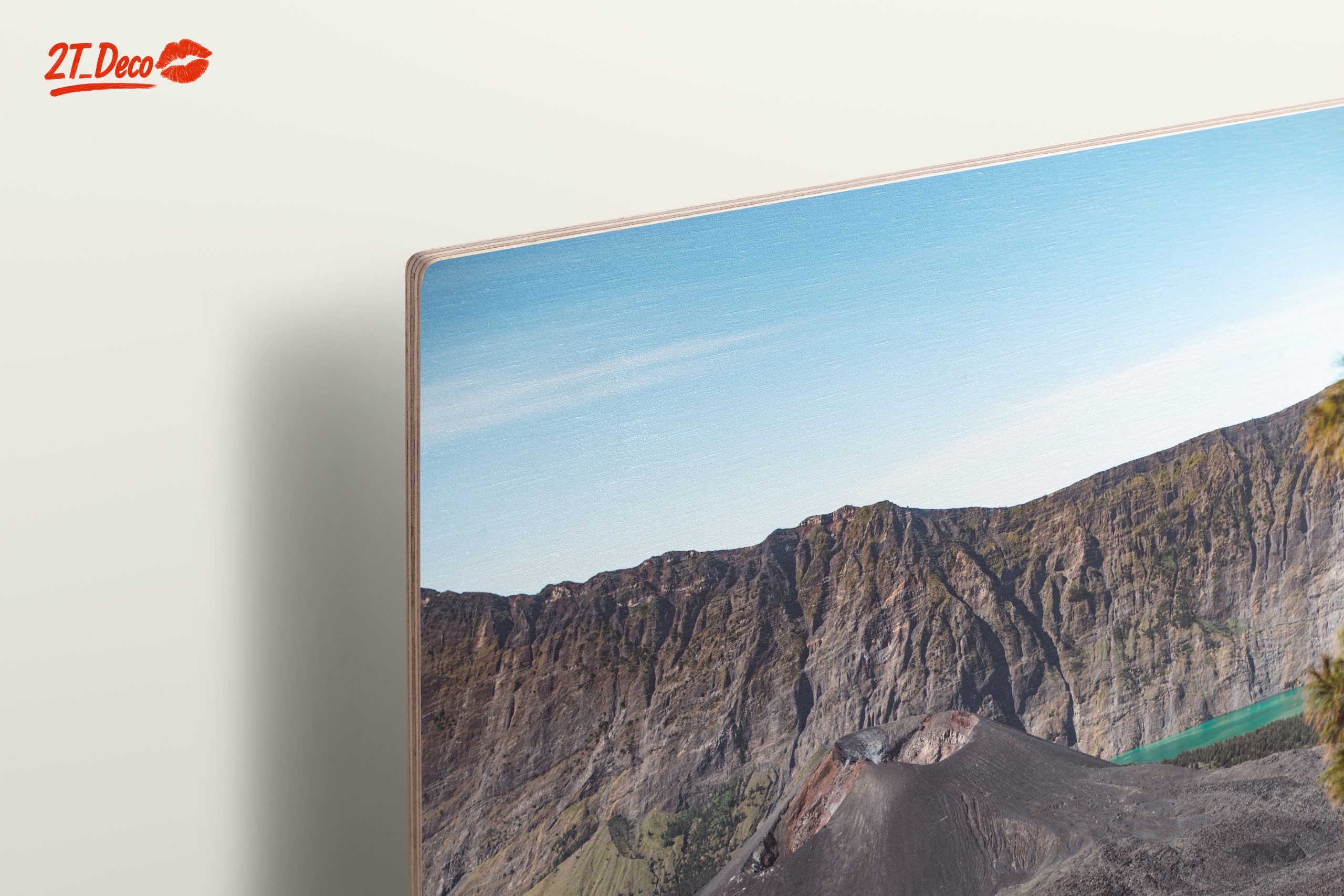 Stunning Volcano Landscape Overlooking Turquoise Lake - Image 15
