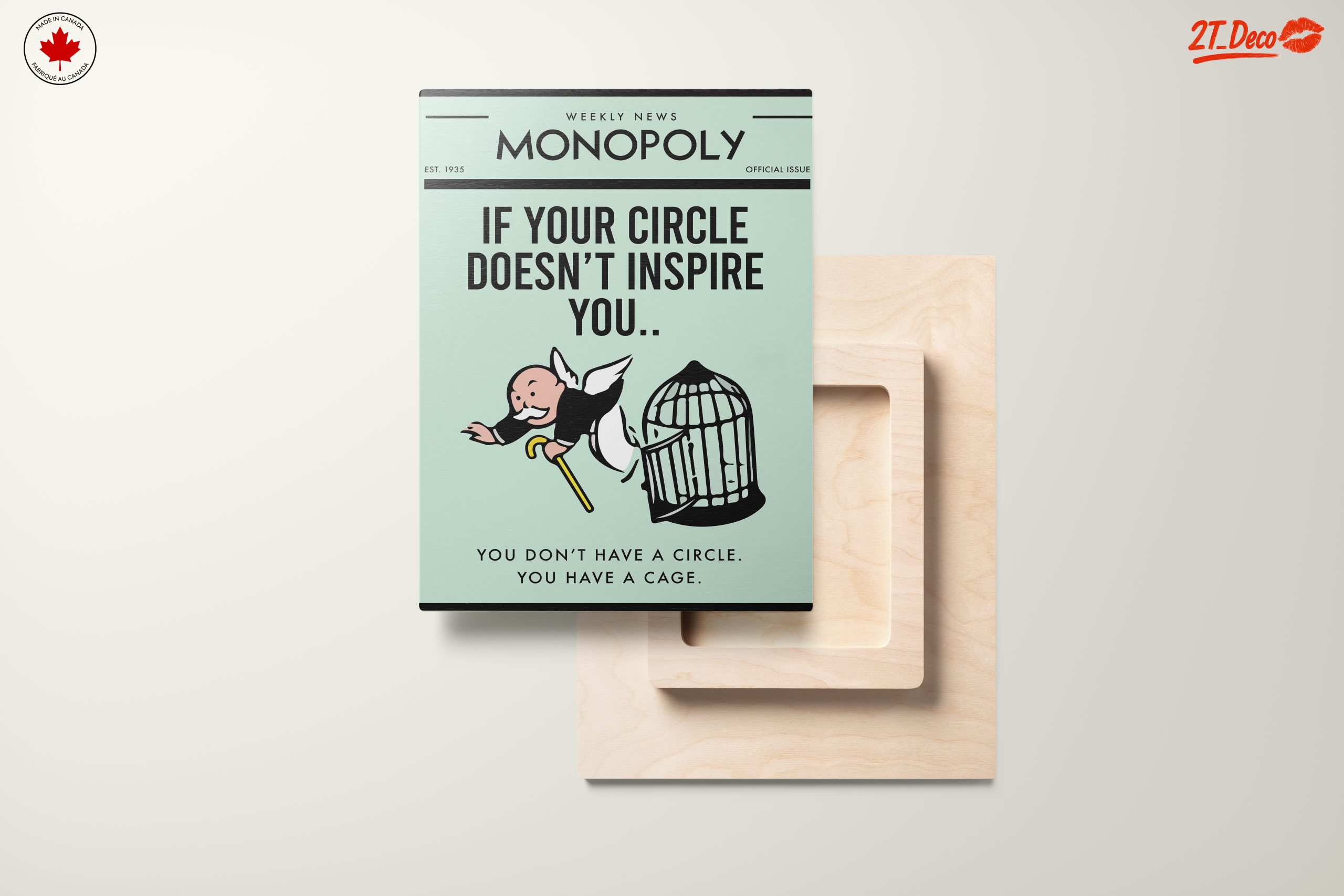 Inspirational Aesthetic Poster Featuring Monopoly - Image 11