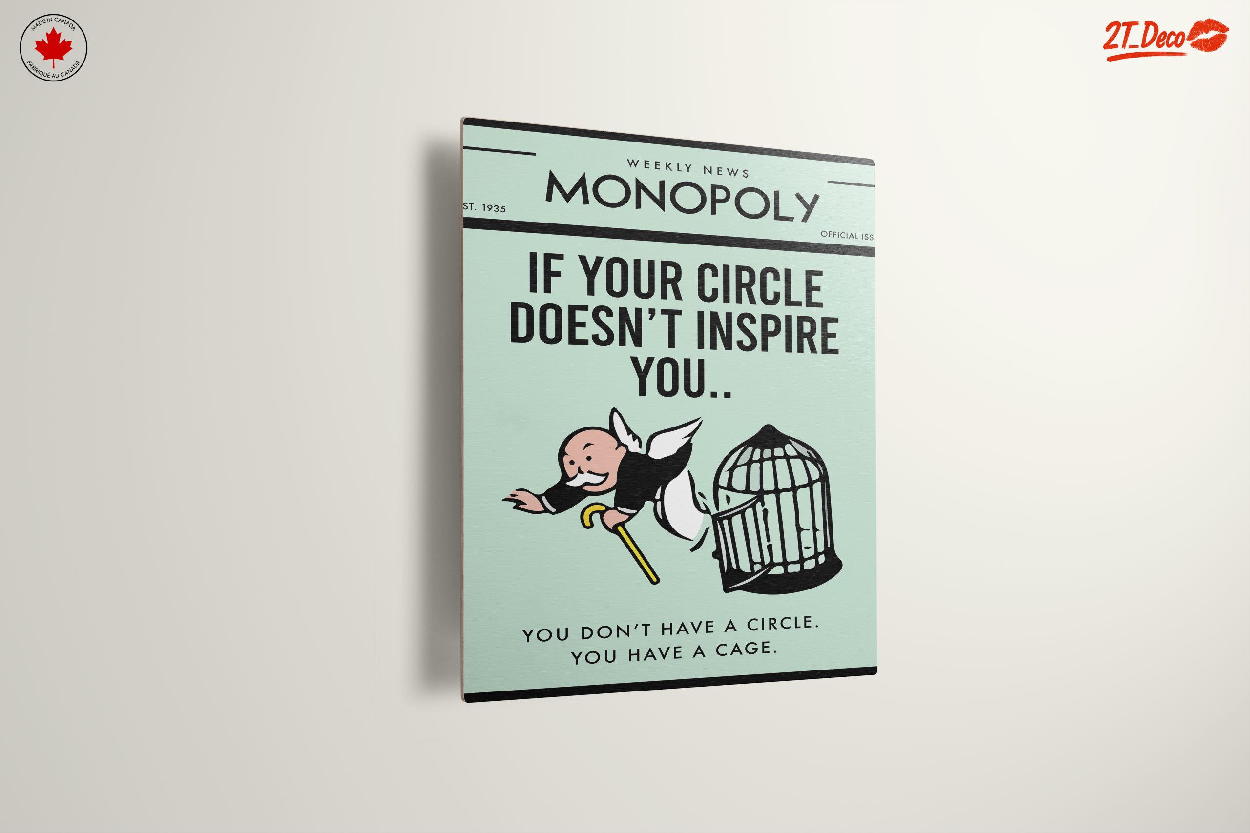 Inspirational Aesthetic Poster Featuring Monopoly - Image 13