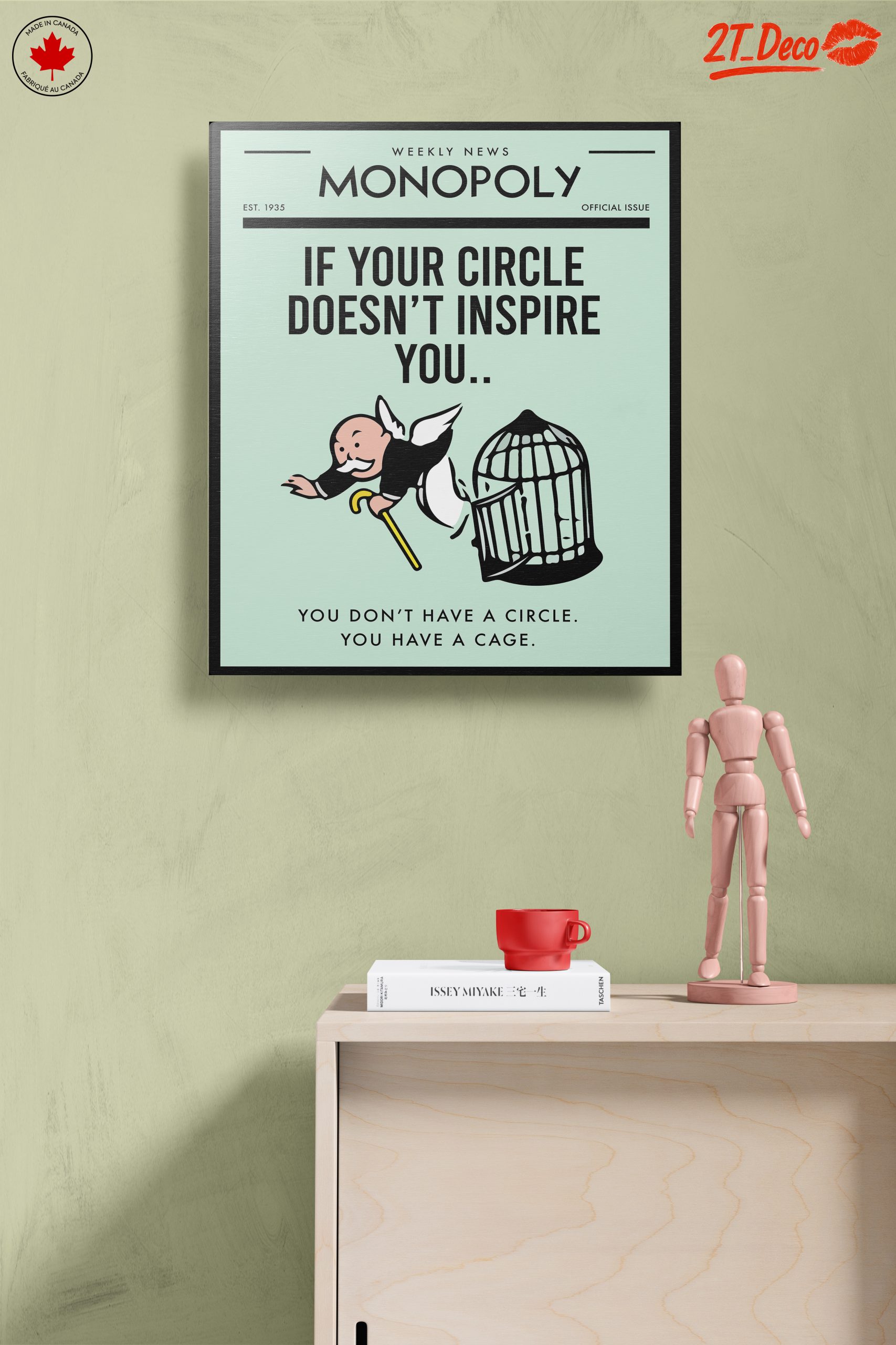 Inspirational Aesthetic Poster Featuring Monopoly - Image 14
