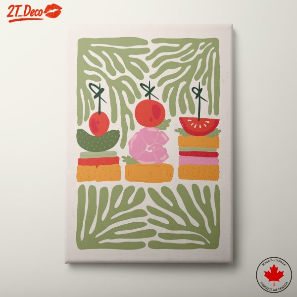 Stylized Abstract Food Composition 3