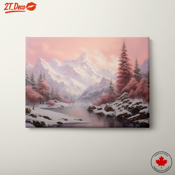 Serene Abstract Winter Landscape