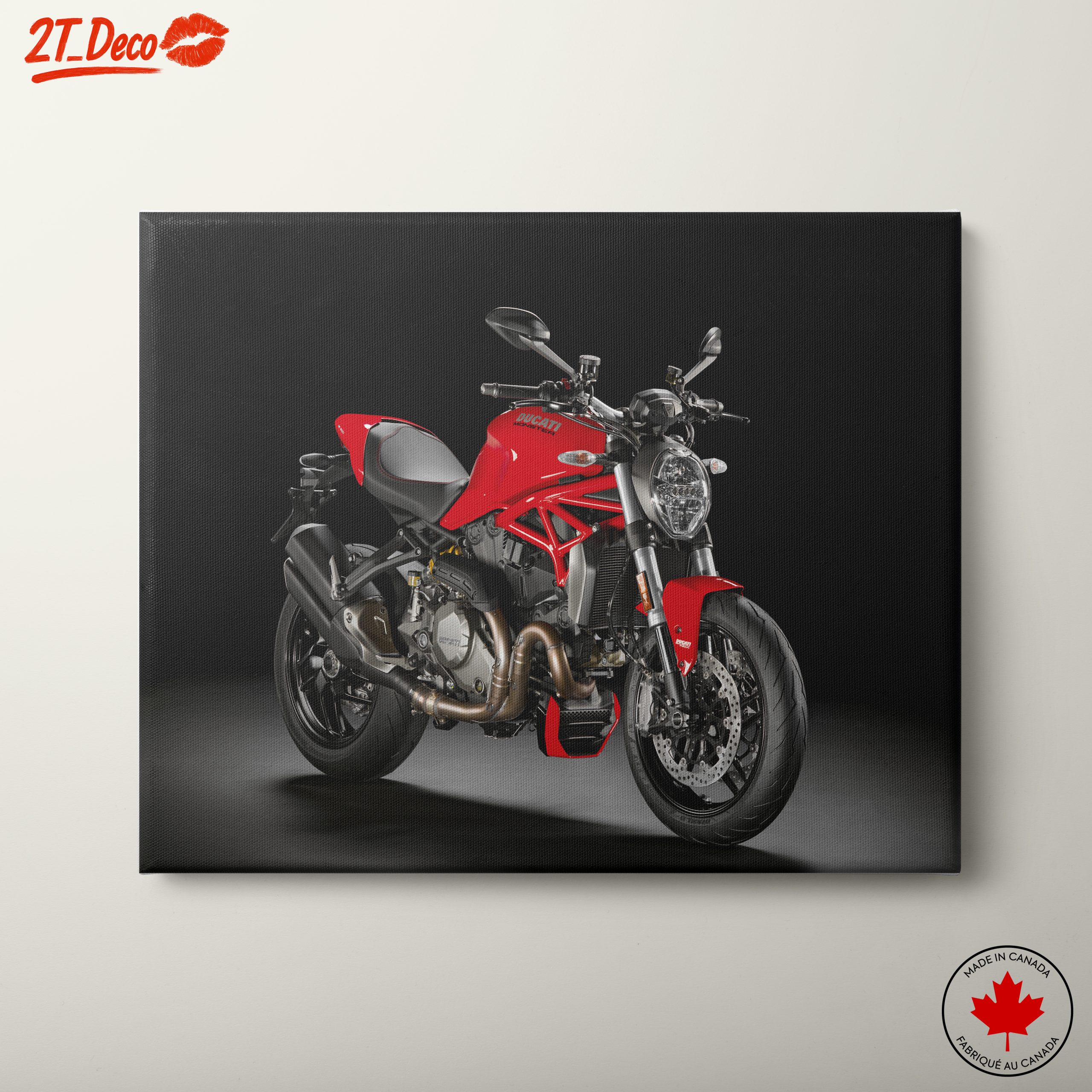 Stylish Ducati Motorcycle Art