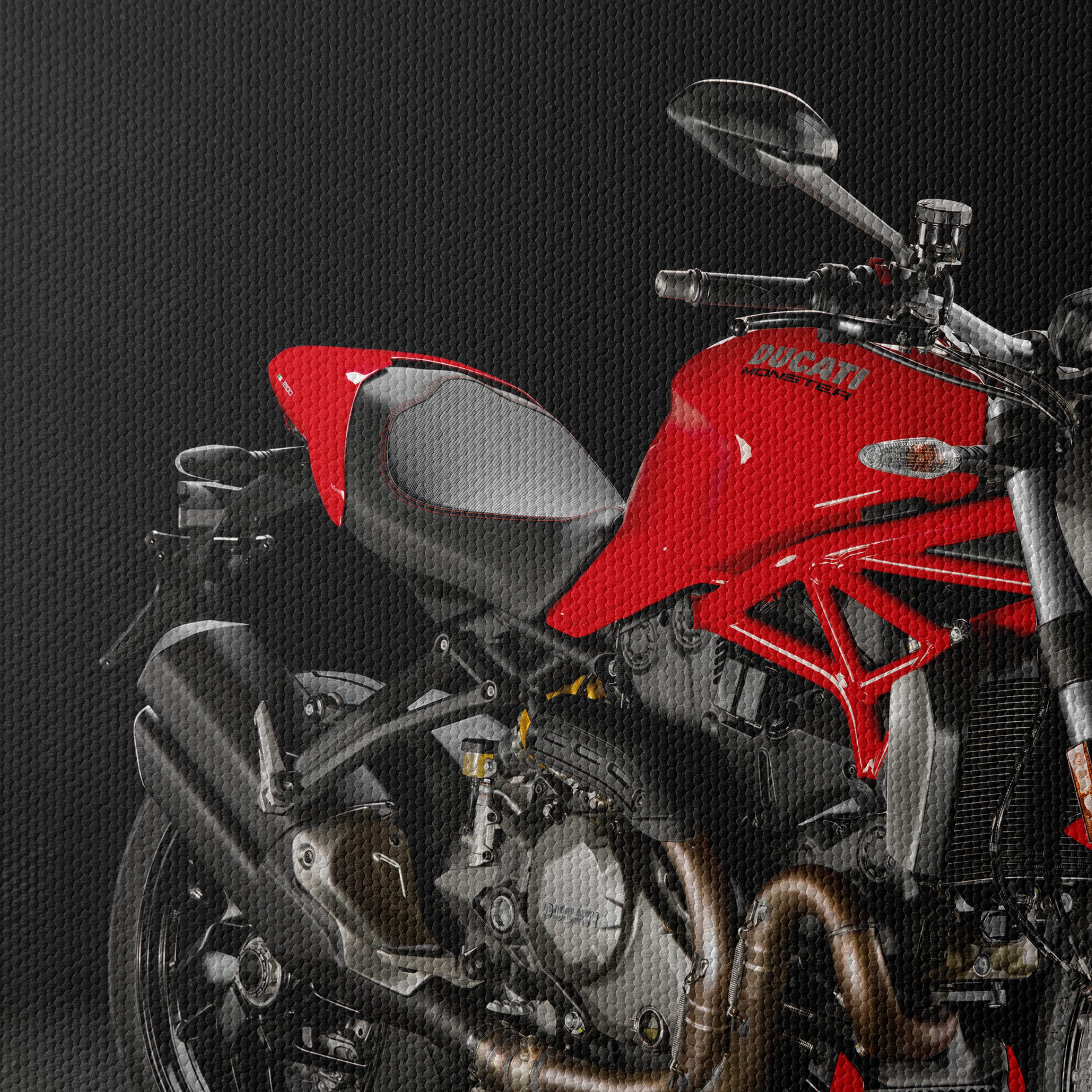 Stylish Ducati Motorcycle Art - Image 4