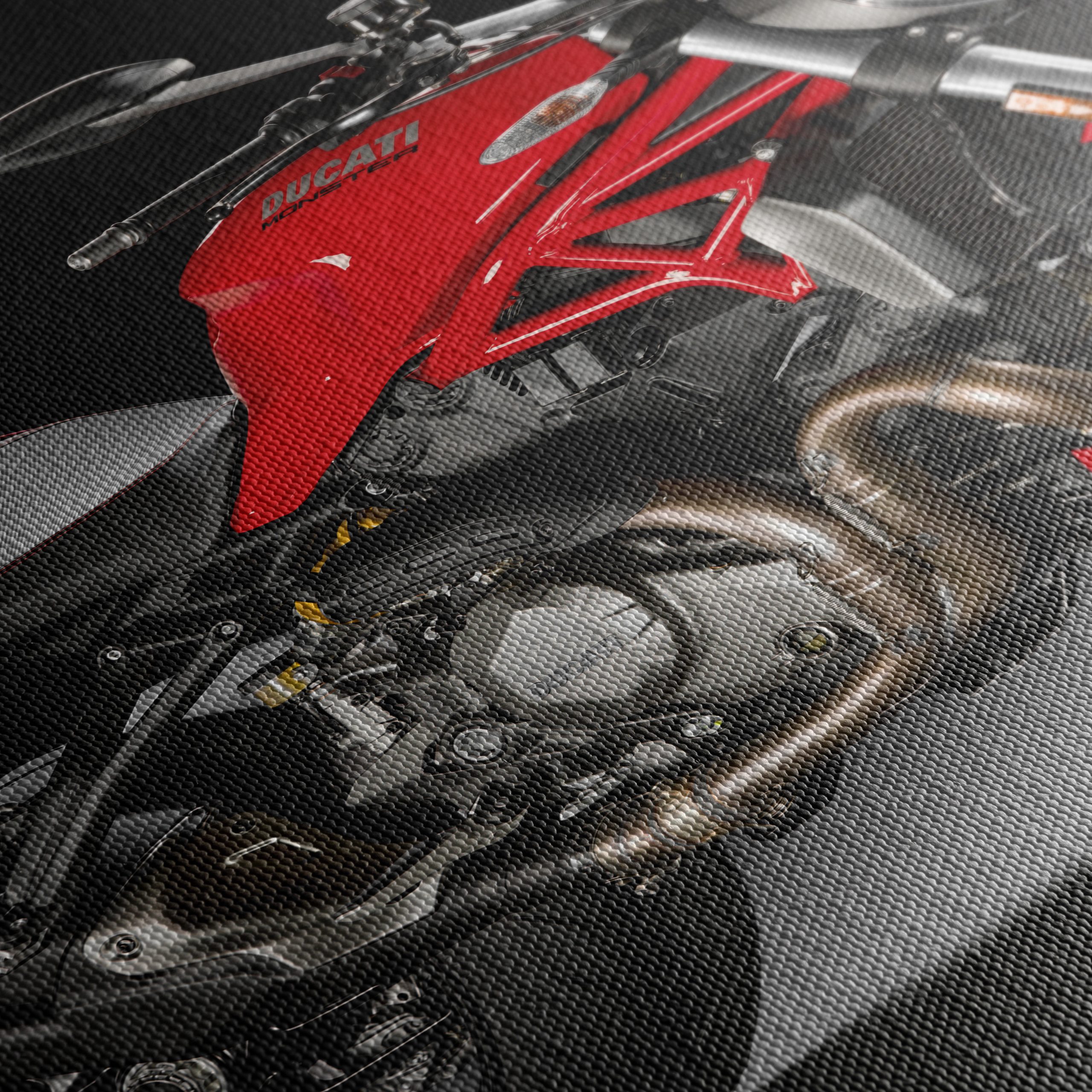 Stylish Ducati Motorcycle Art - Image 5