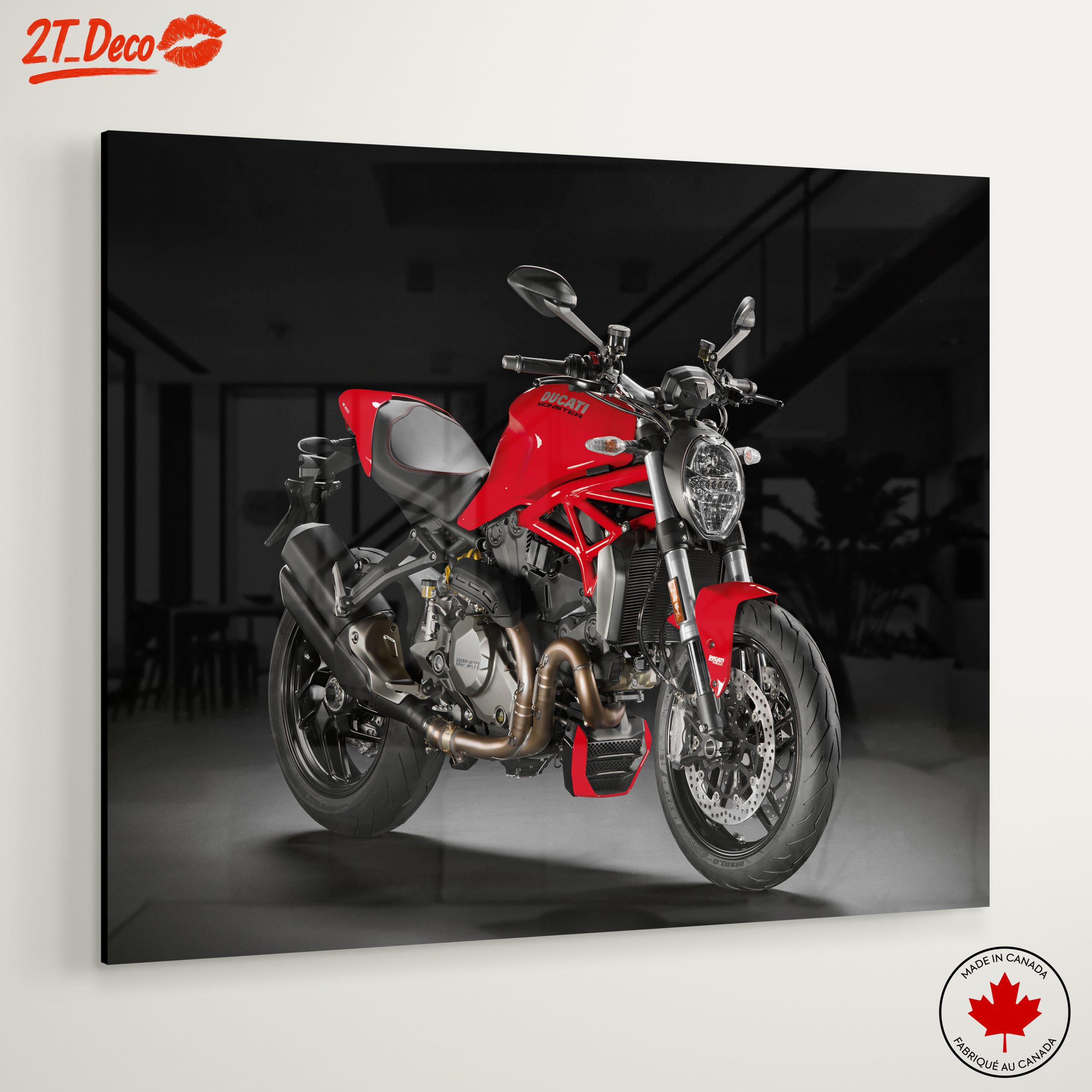 Stylish Ducati Motorcycle Art - Image 6