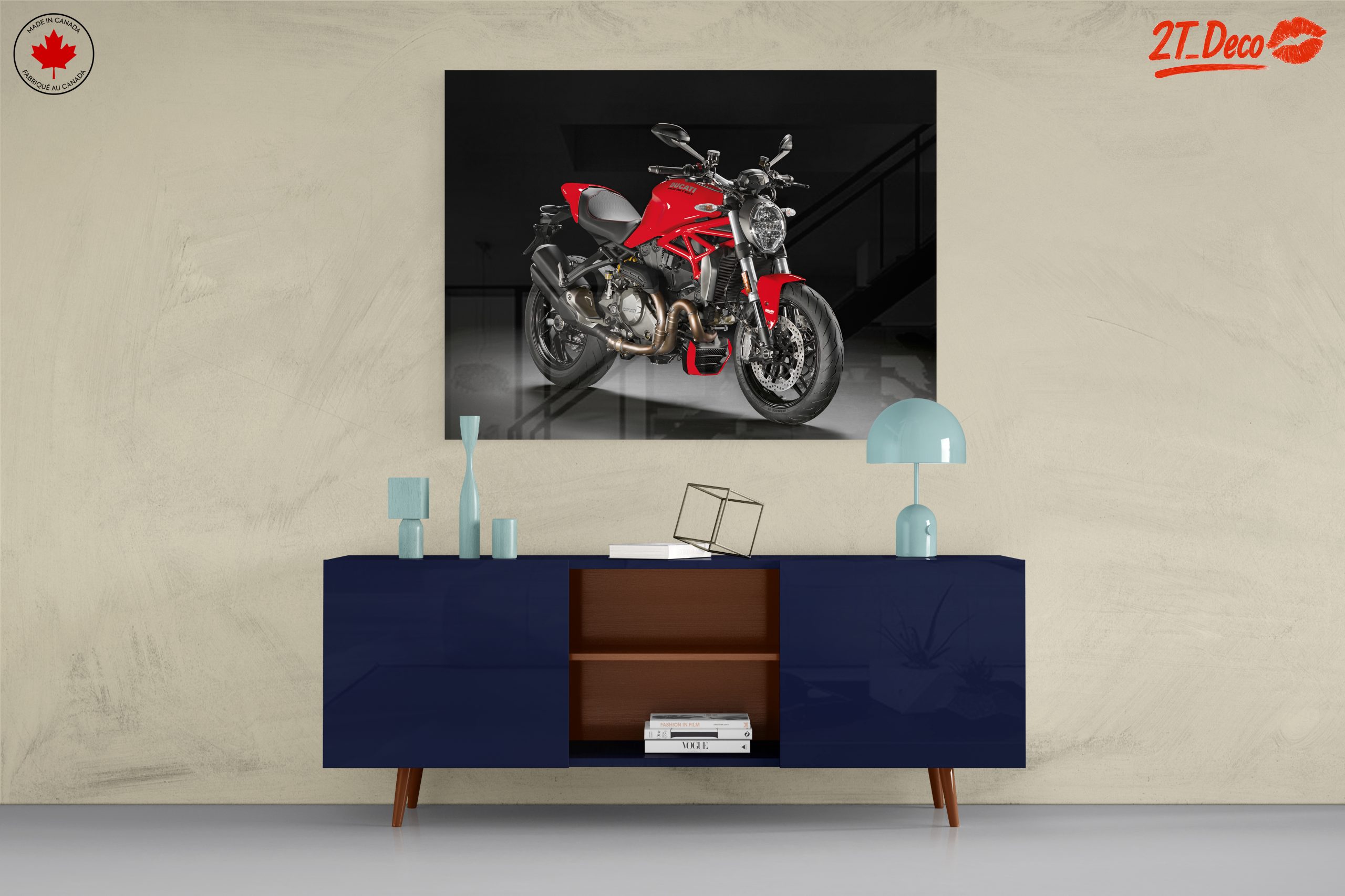 Stylish Ducati Motorcycle Art - Image 8