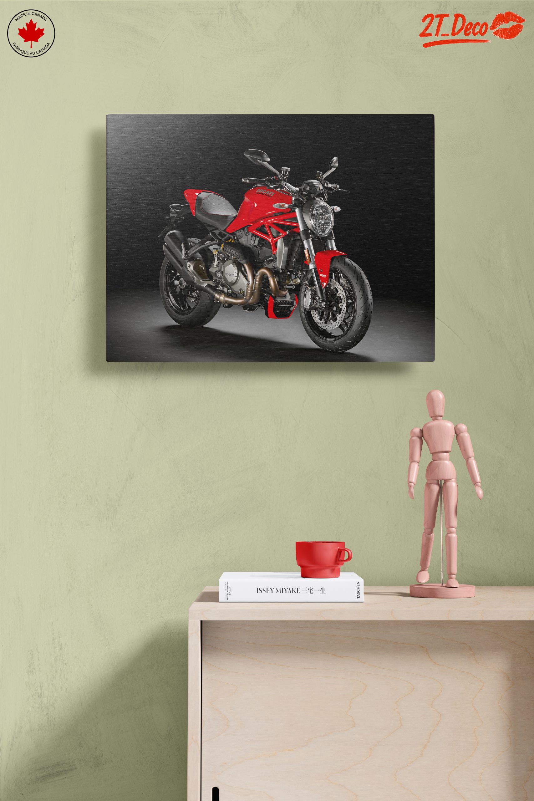 Stylish Ducati Motorcycle Art - Image 14