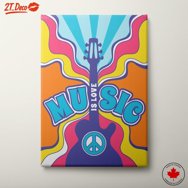 Colorful Music Themed Artwork