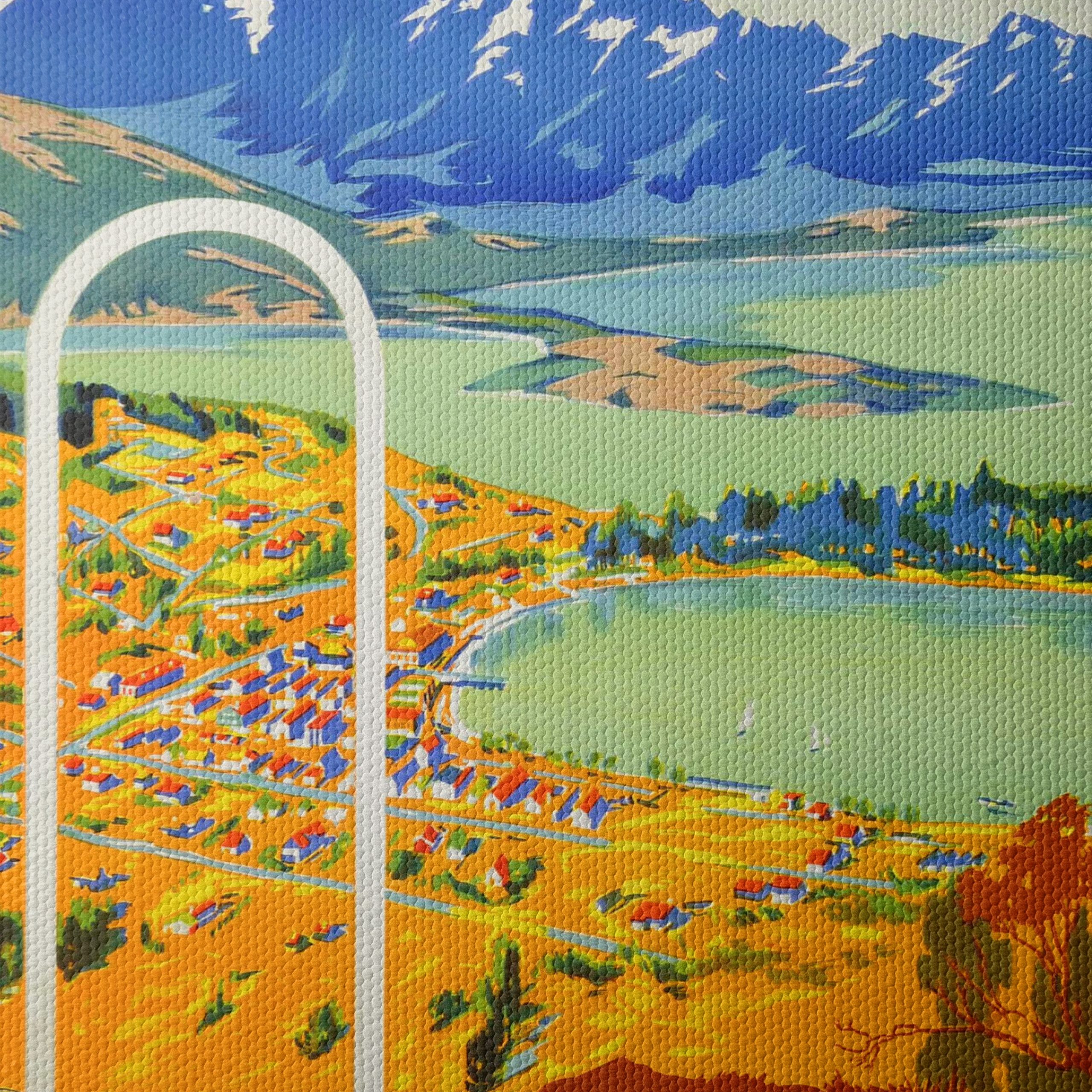 Colorful Queenstown Landscape Art - Image 4