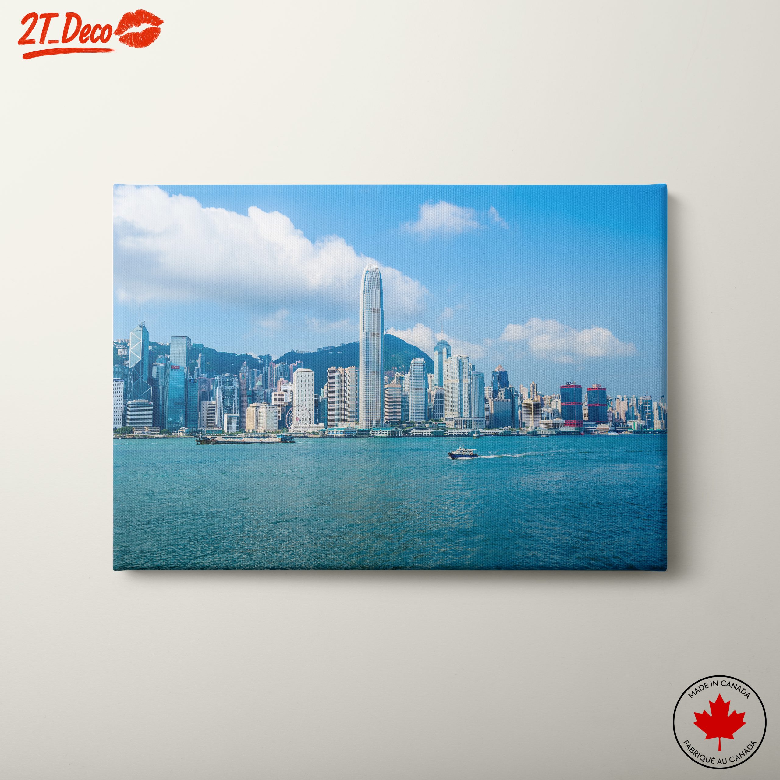 Stunning City Skyline Over Water