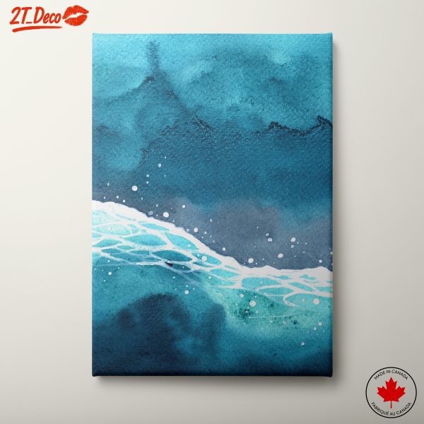 Abstract Watercolor Waves