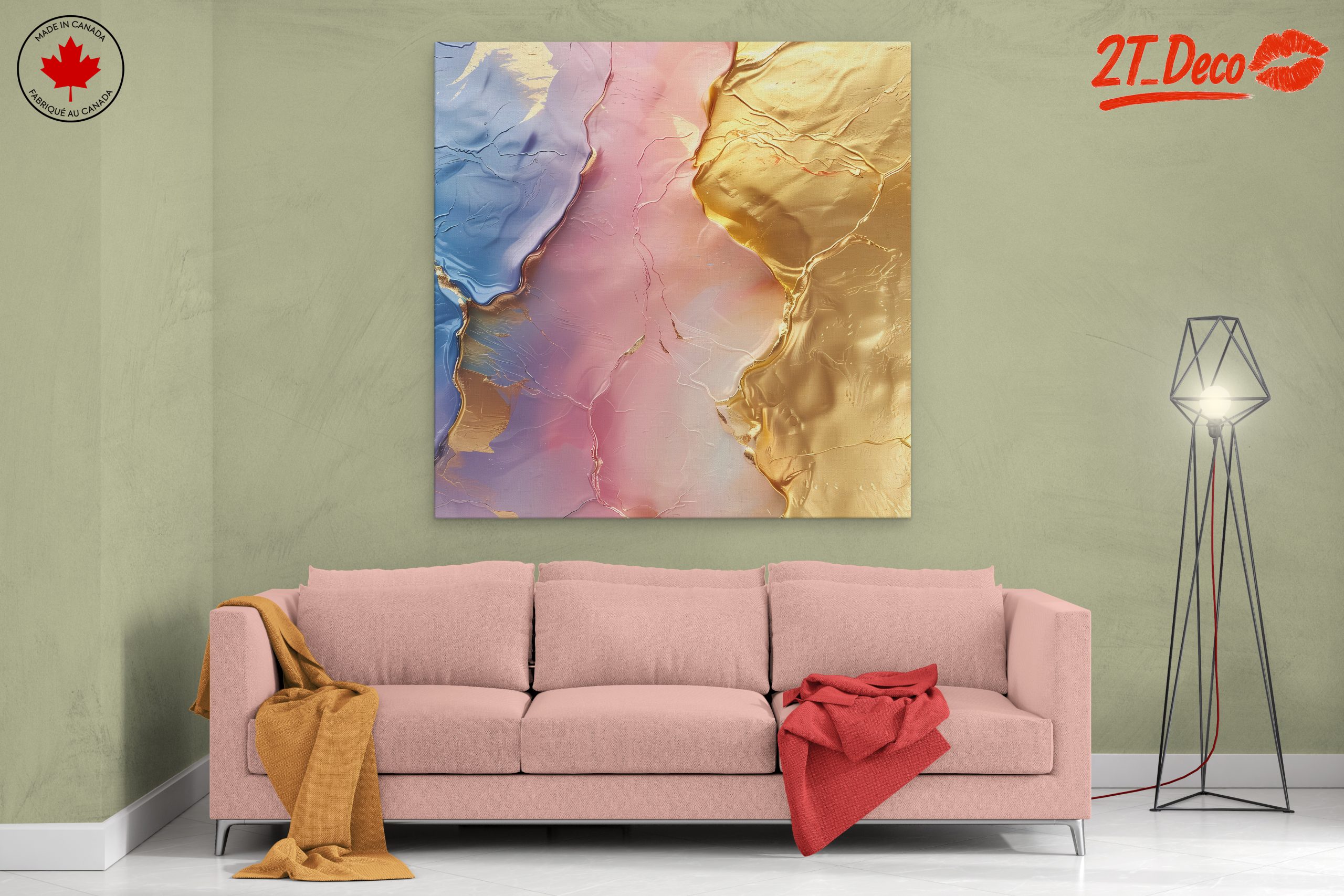 Vibrant Abstract Colorful Texture Art - Image 2