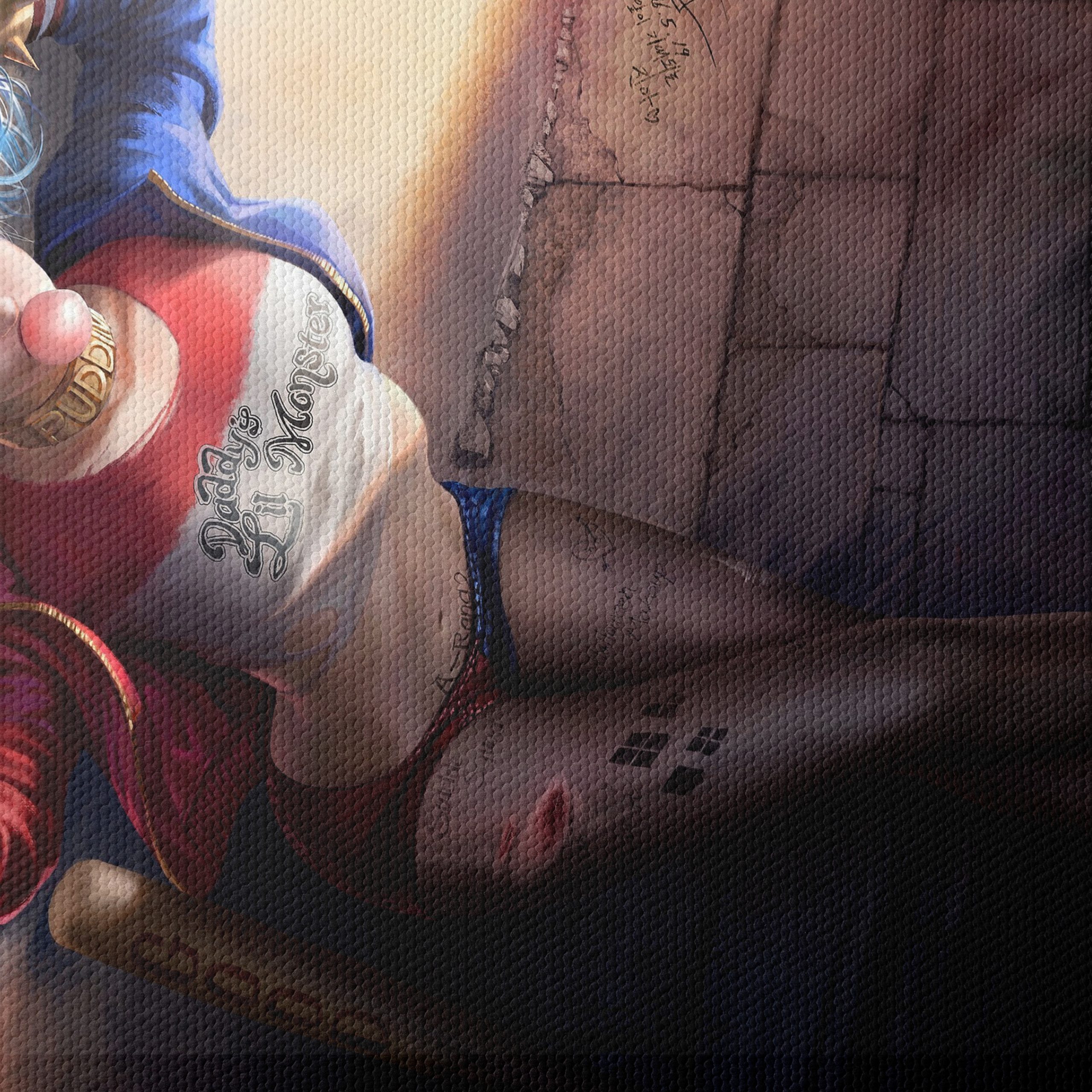 Harley Quinn Wall Art Featuring Colorful Character Design - Image 4