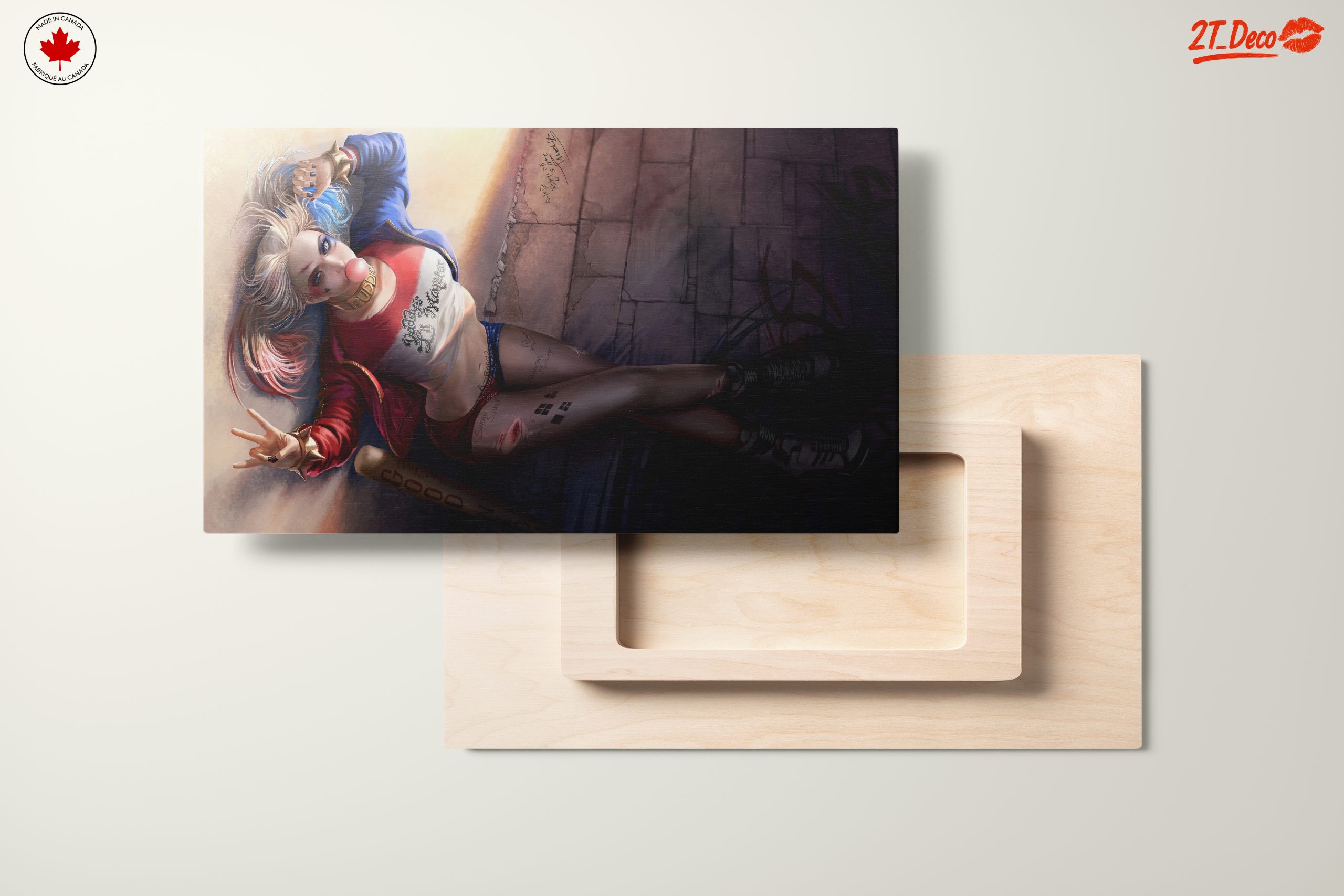 Harley Quinn Wall Art Featuring Colorful Character Design - Image 11