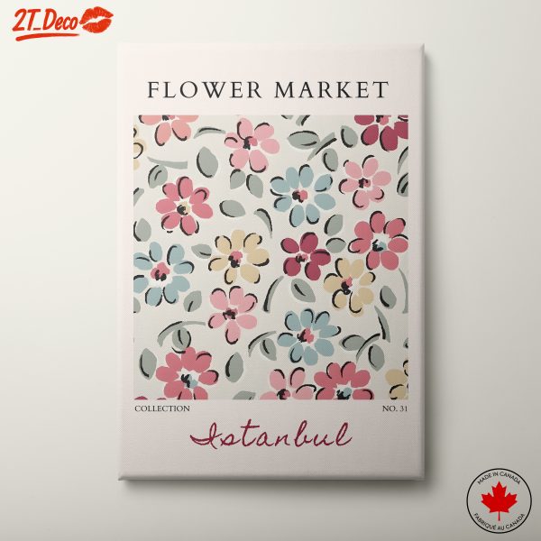 Floral Pattern Art Inspired by Istanbul