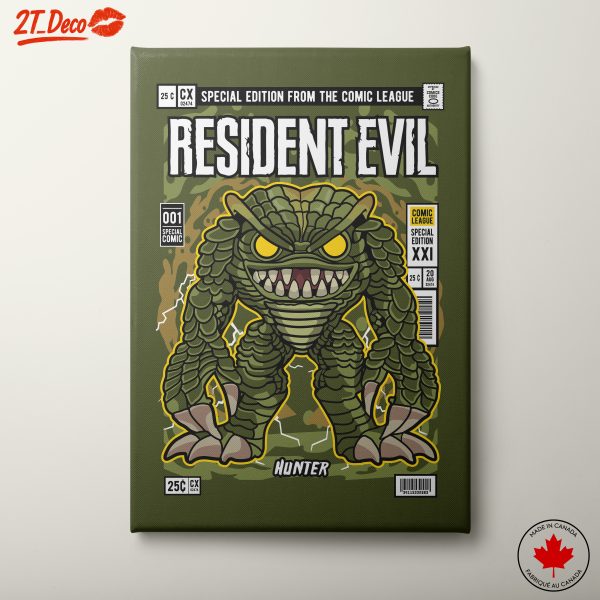Resident Evil Anime Artwork Featuring Hunter Character
