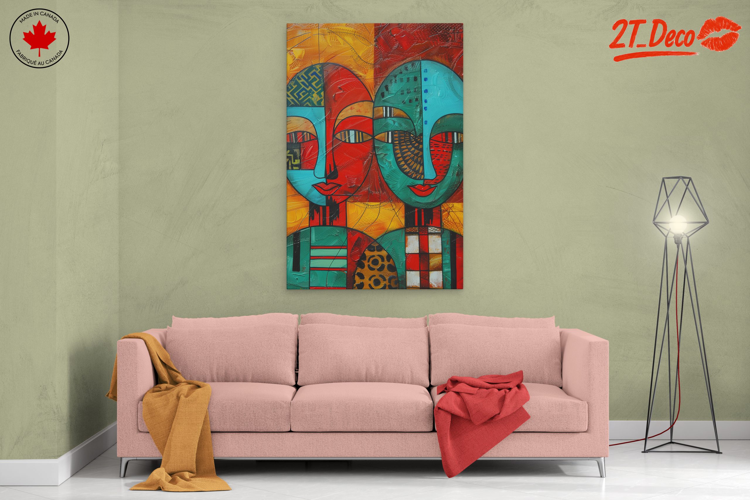 Vibrant Afro Art Representation 3 - Image 2