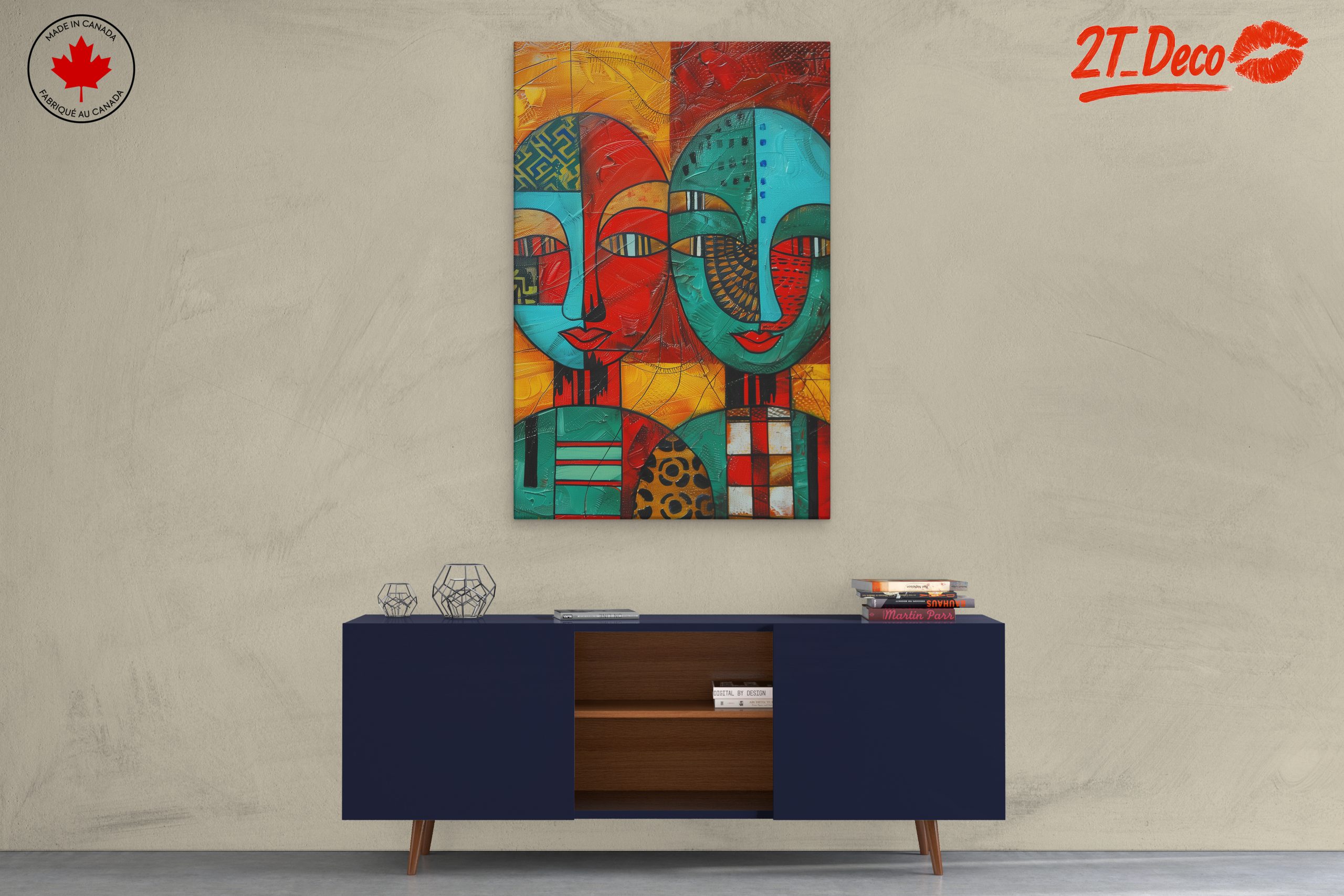 Vibrant Afro Art Representation 3 - Image 3