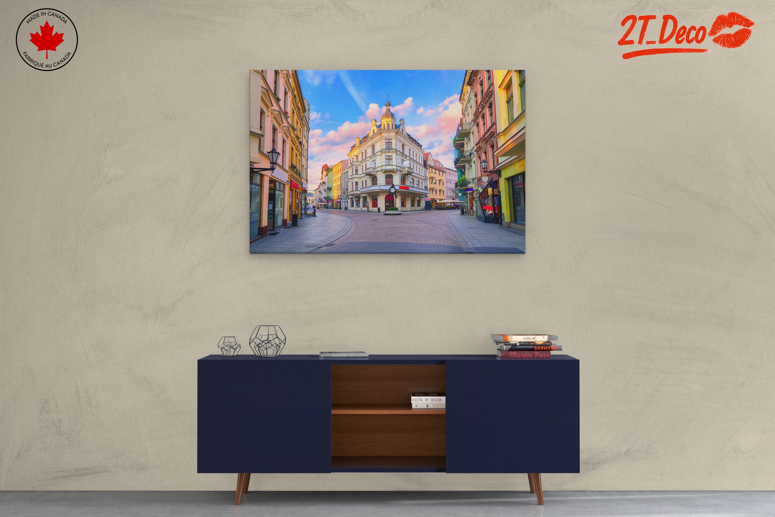 Charming Urban Streetscape at Sunset - Image 3
