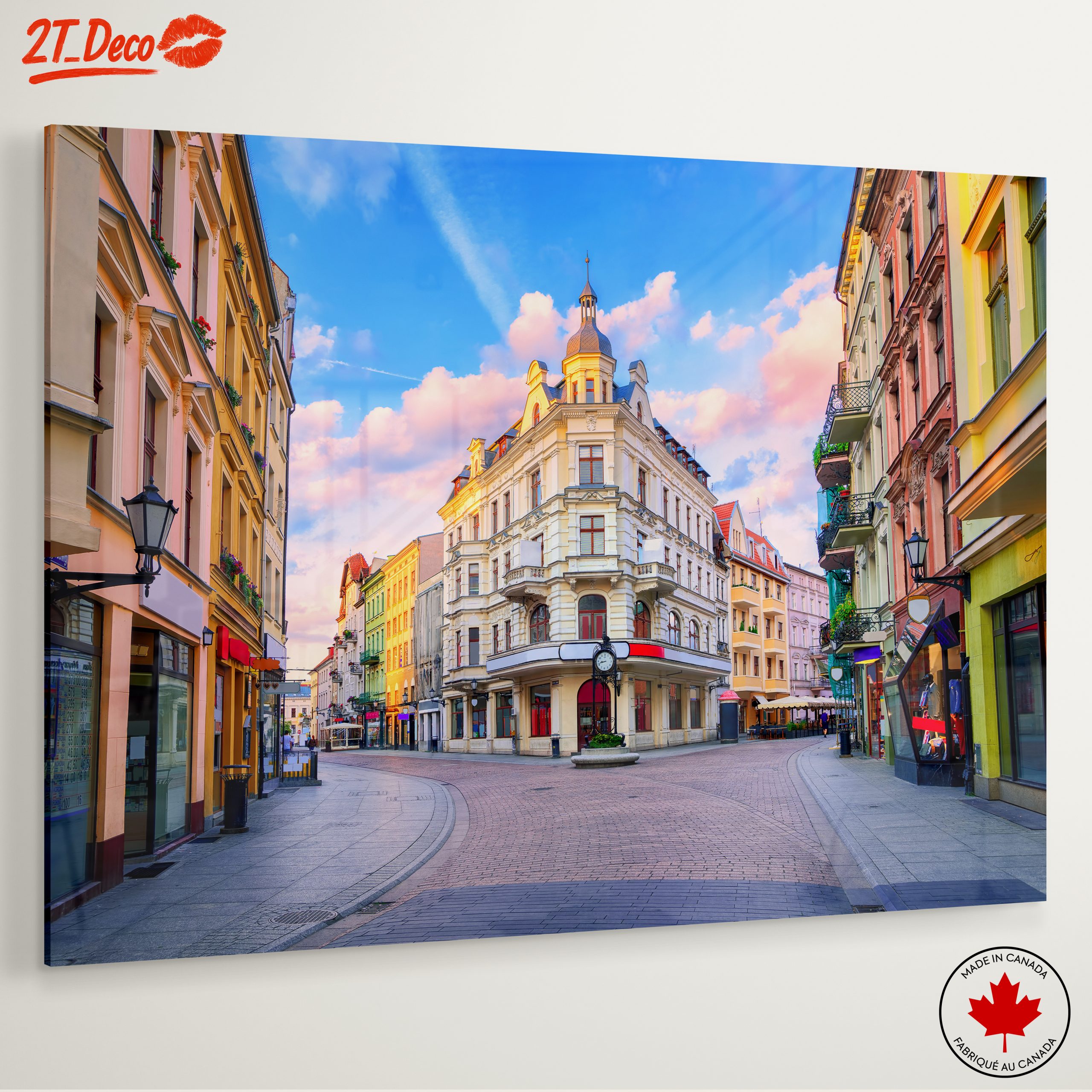 Charming Urban Streetscape at Sunset - Image 6