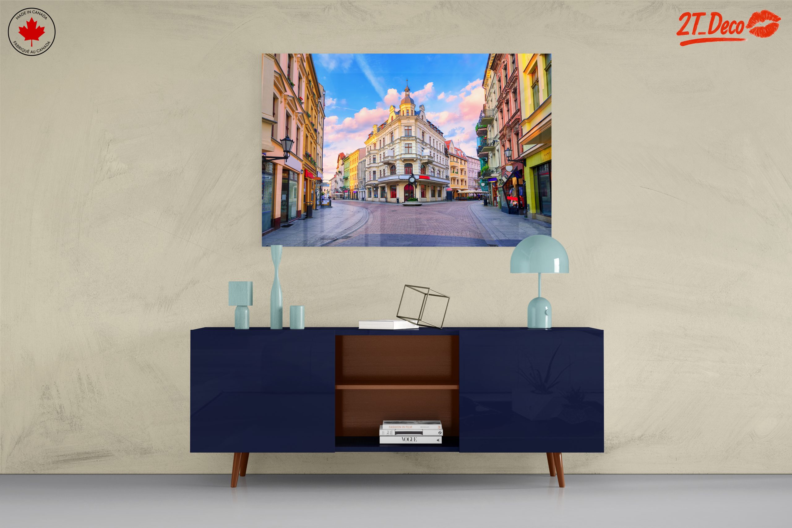 Charming Urban Streetscape at Sunset - Image 8