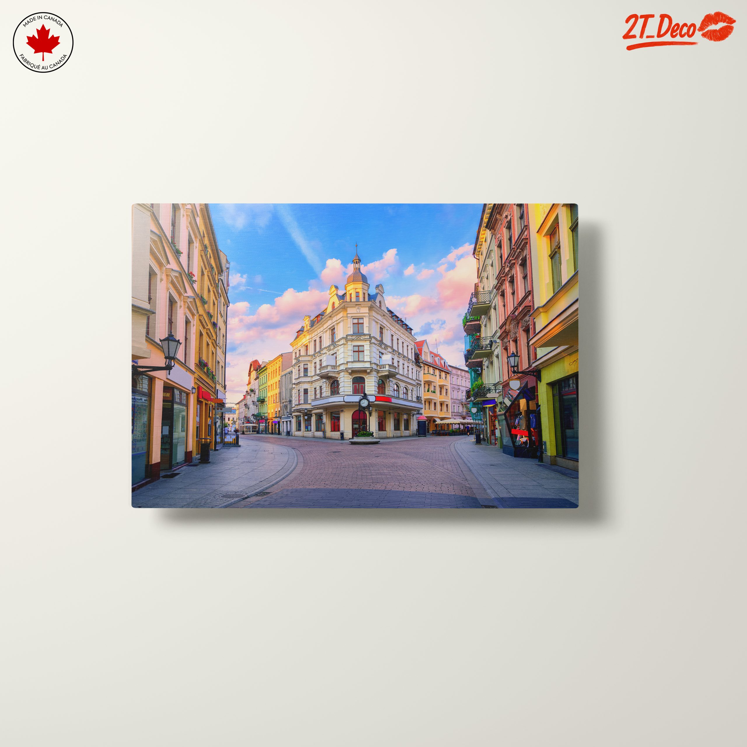Charming Urban Streetscape at Sunset - Image 10
