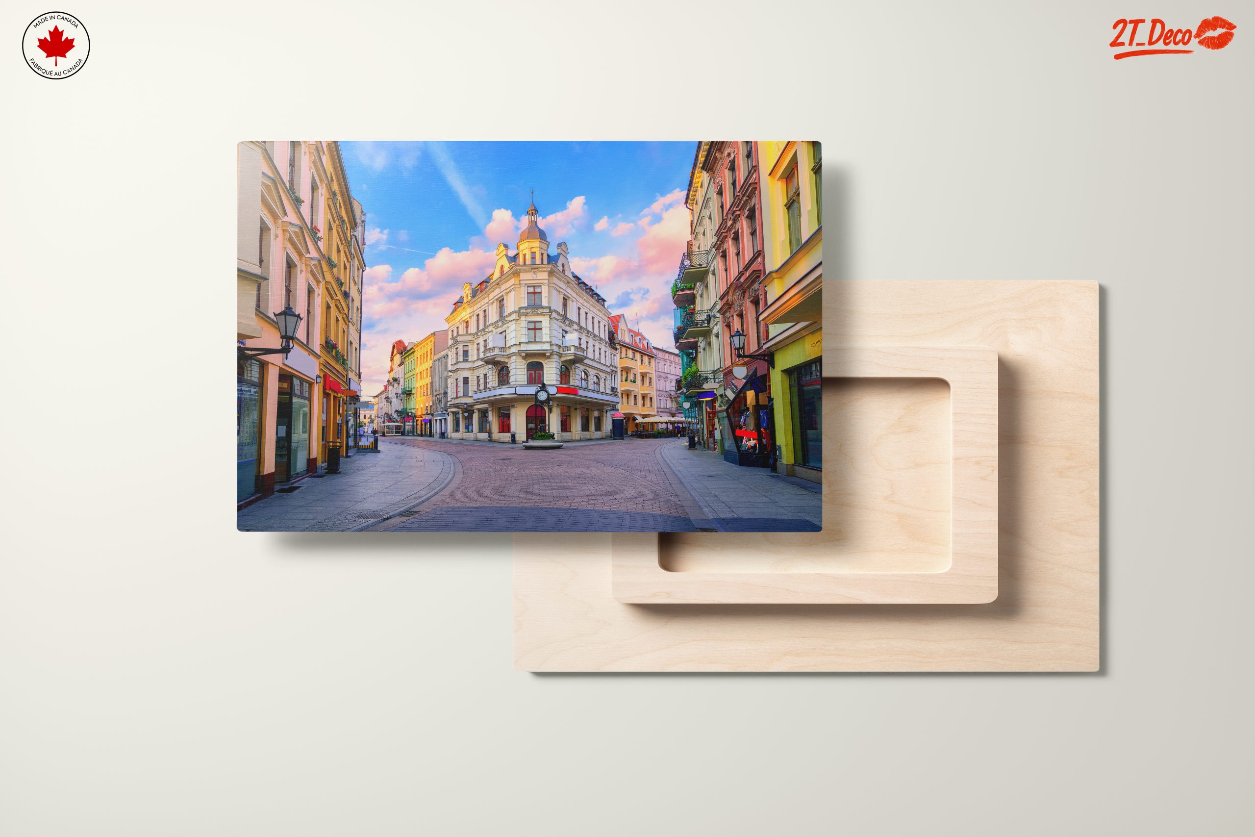 Charming Urban Streetscape at Sunset - Image 11