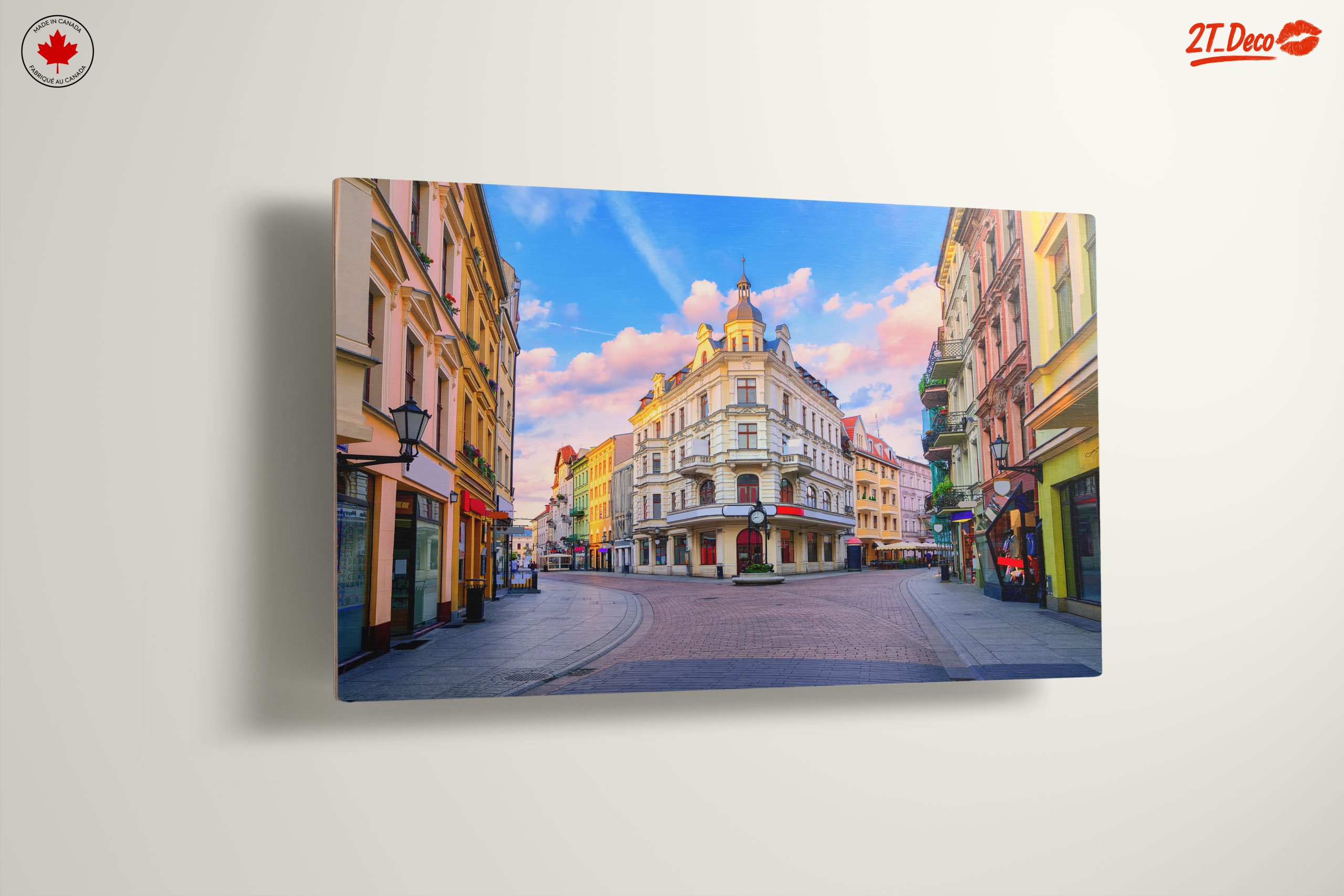 Charming Urban Streetscape at Sunset - Image 13
