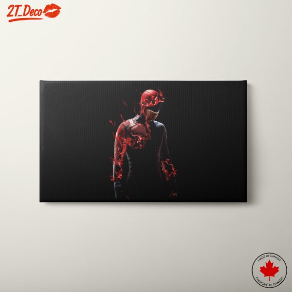 Daredevil Poster Featuring Fiery Elements