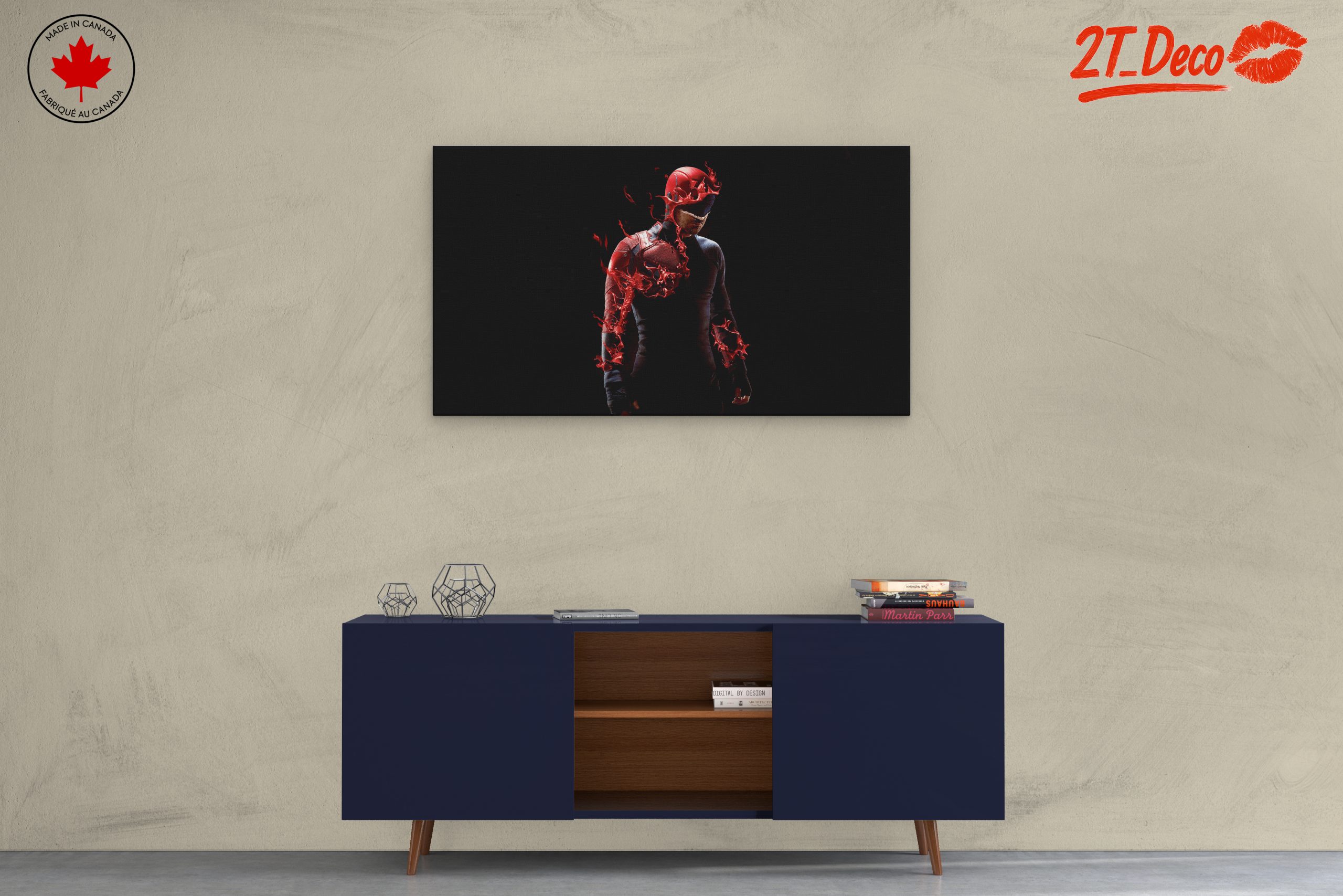 Daredevil Poster Featuring Fiery Elements - Image 3
