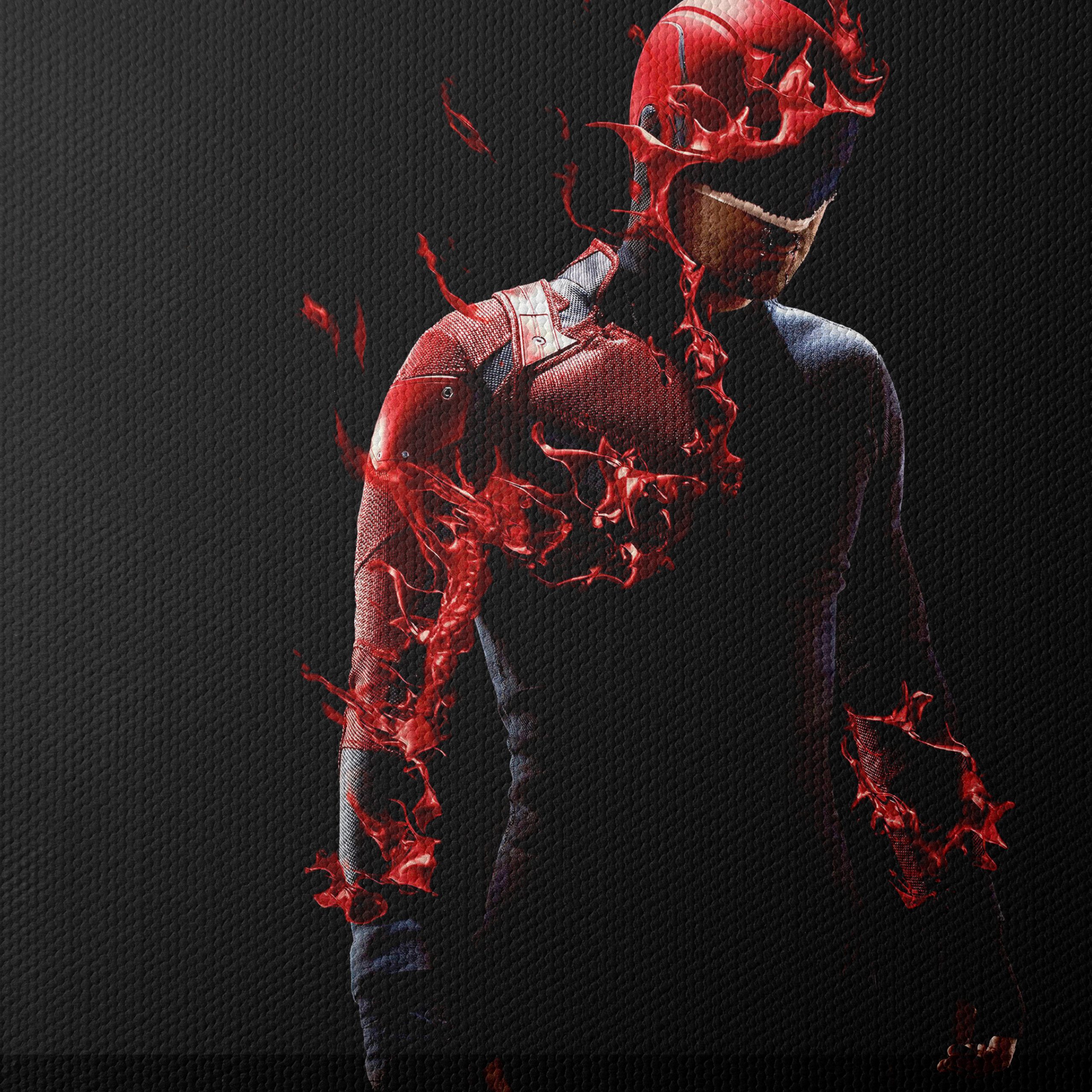 Daredevil Poster Featuring Fiery Elements - Image 4