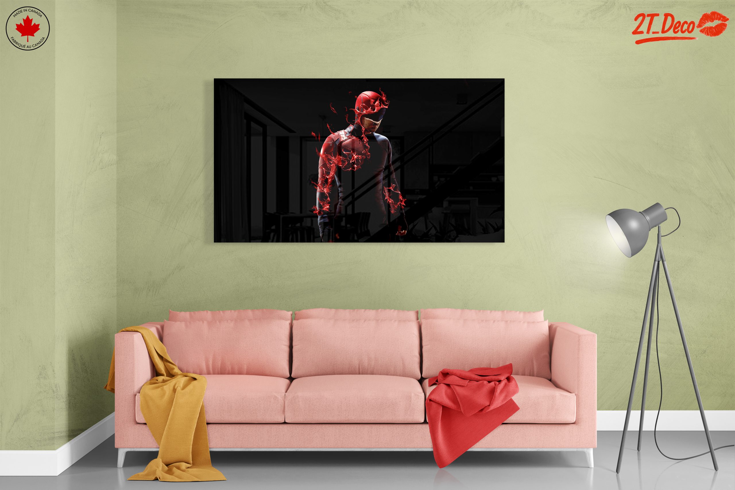 Daredevil Poster Featuring Fiery Elements - Image 7