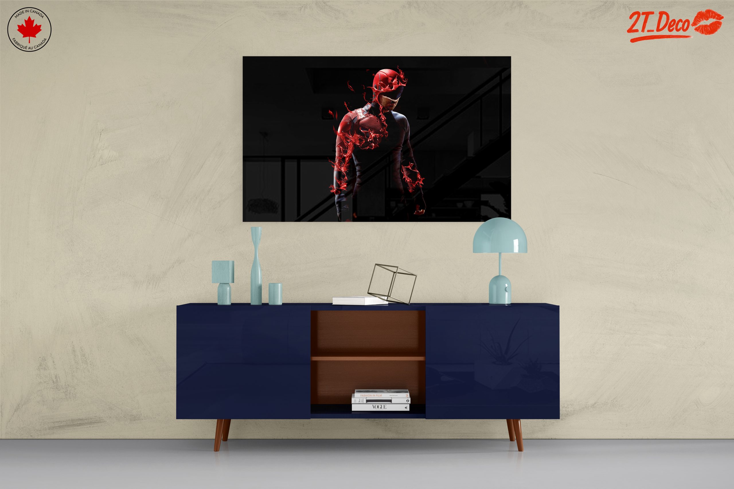 Daredevil Poster Featuring Fiery Elements - Image 8