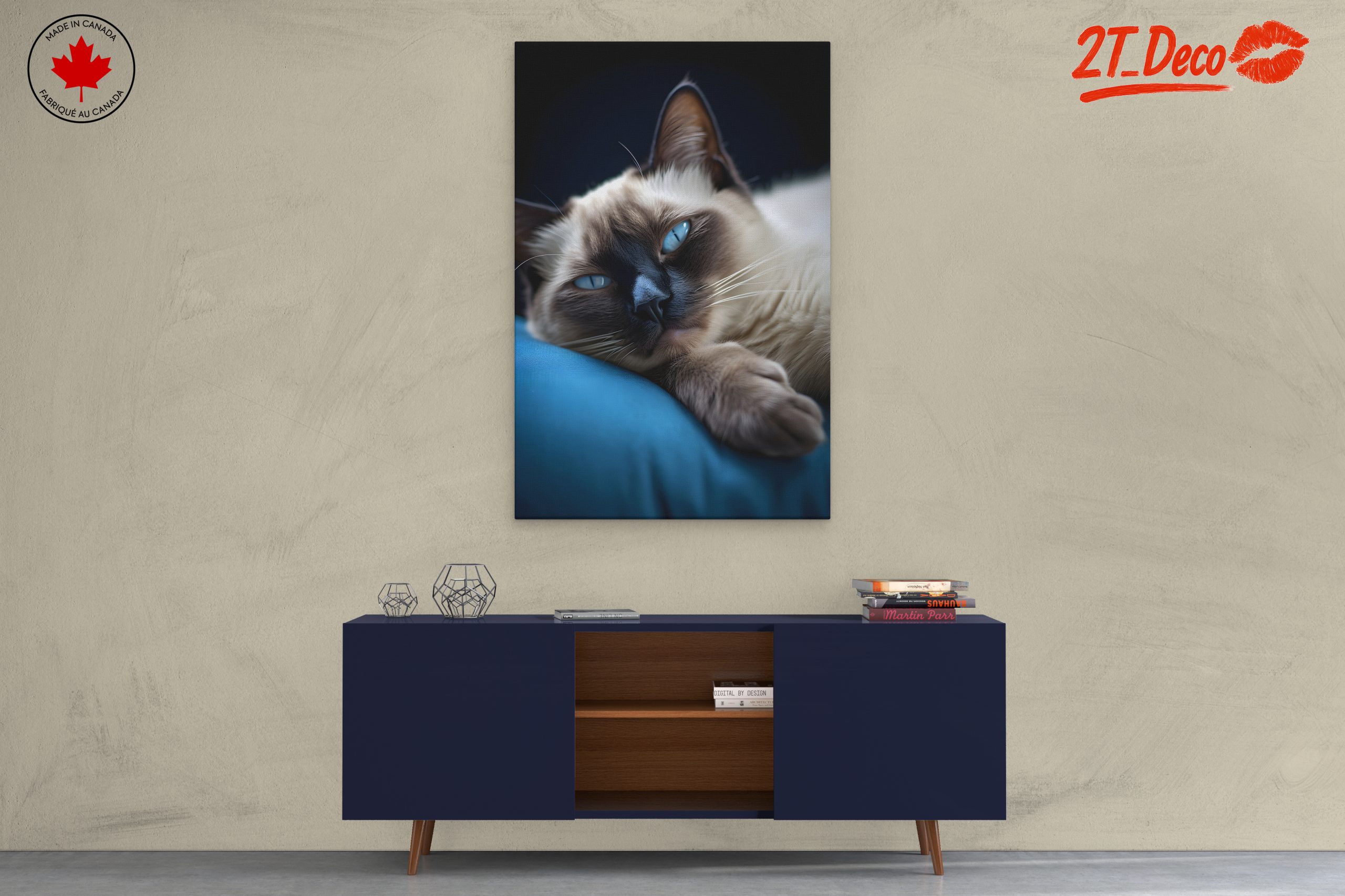 Calm Cat Lying on a Cushion - Image 3