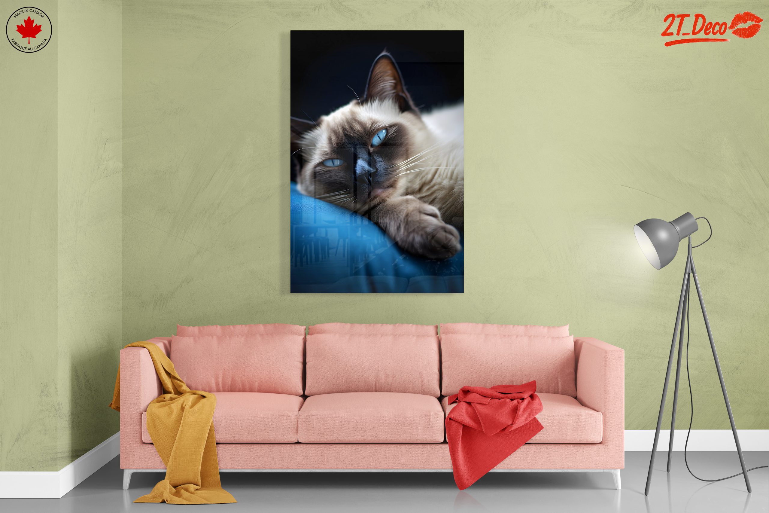 Calm Cat Lying on a Cushion - Image 7