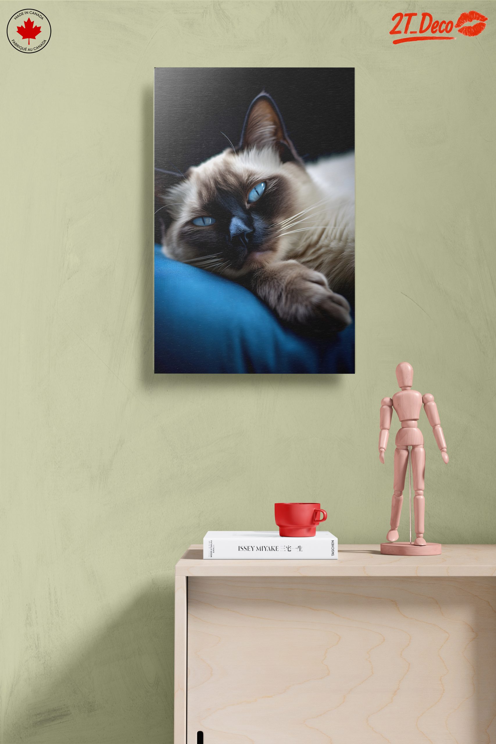 Calm Cat Lying on a Cushion - Image 14