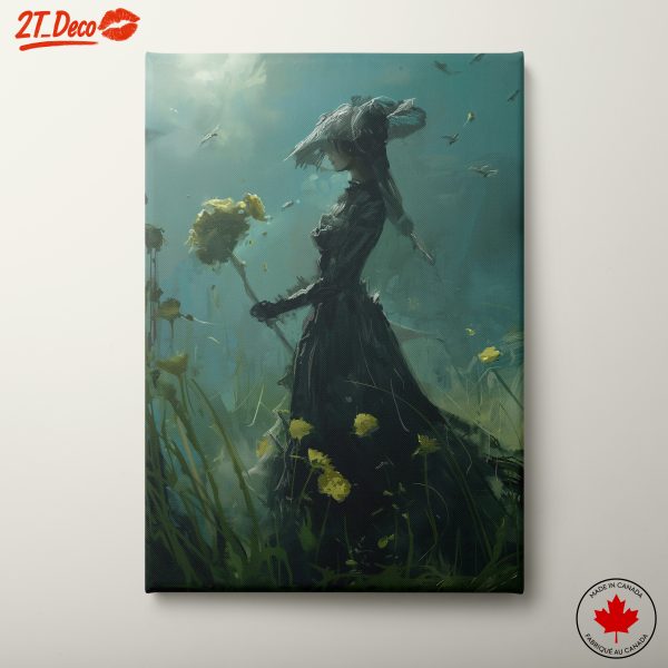 Ethereal Abstract Figure in Nature