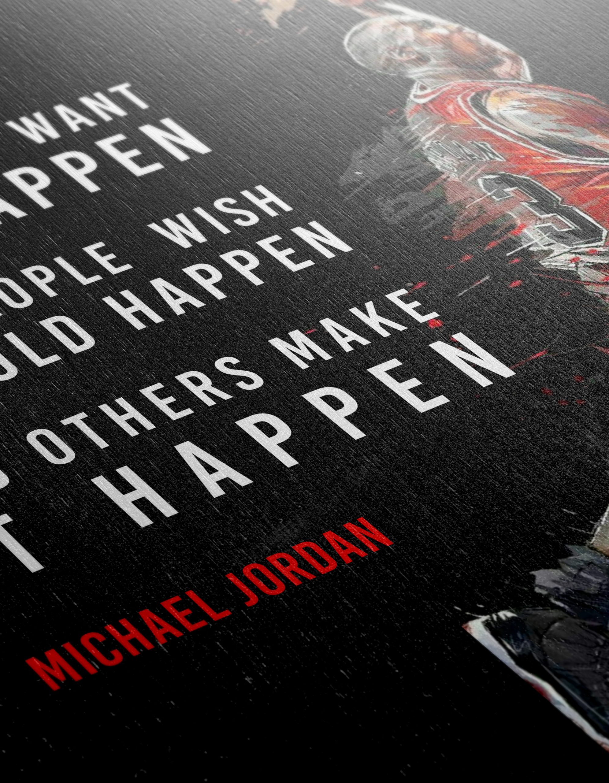 Michael Jordan Inspired Motivational Artwork - Image 12